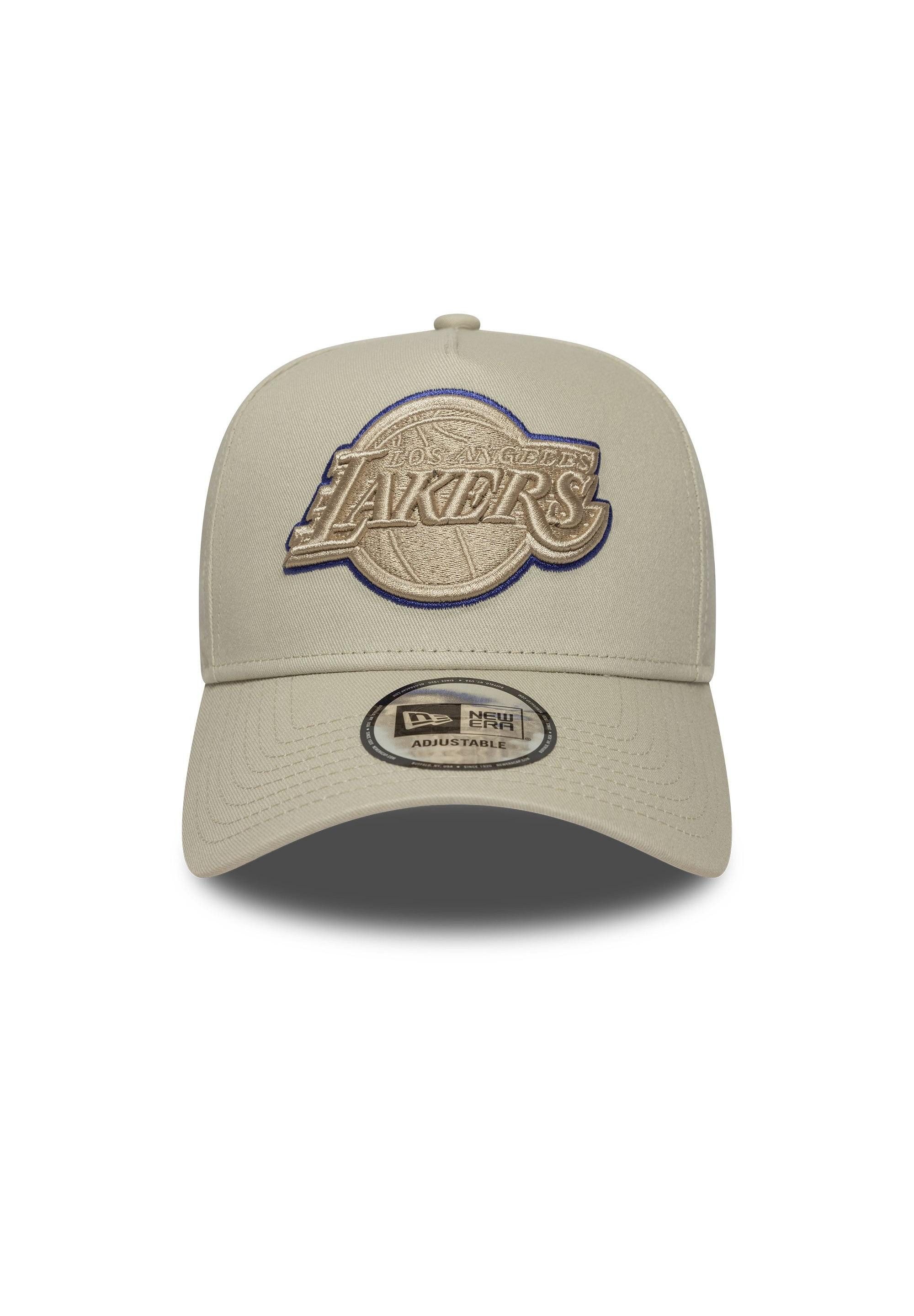 New Era Baseball Cap Los Angeles Lakers A-Frame Tonal Outline Cap New Era Beige (1-St)