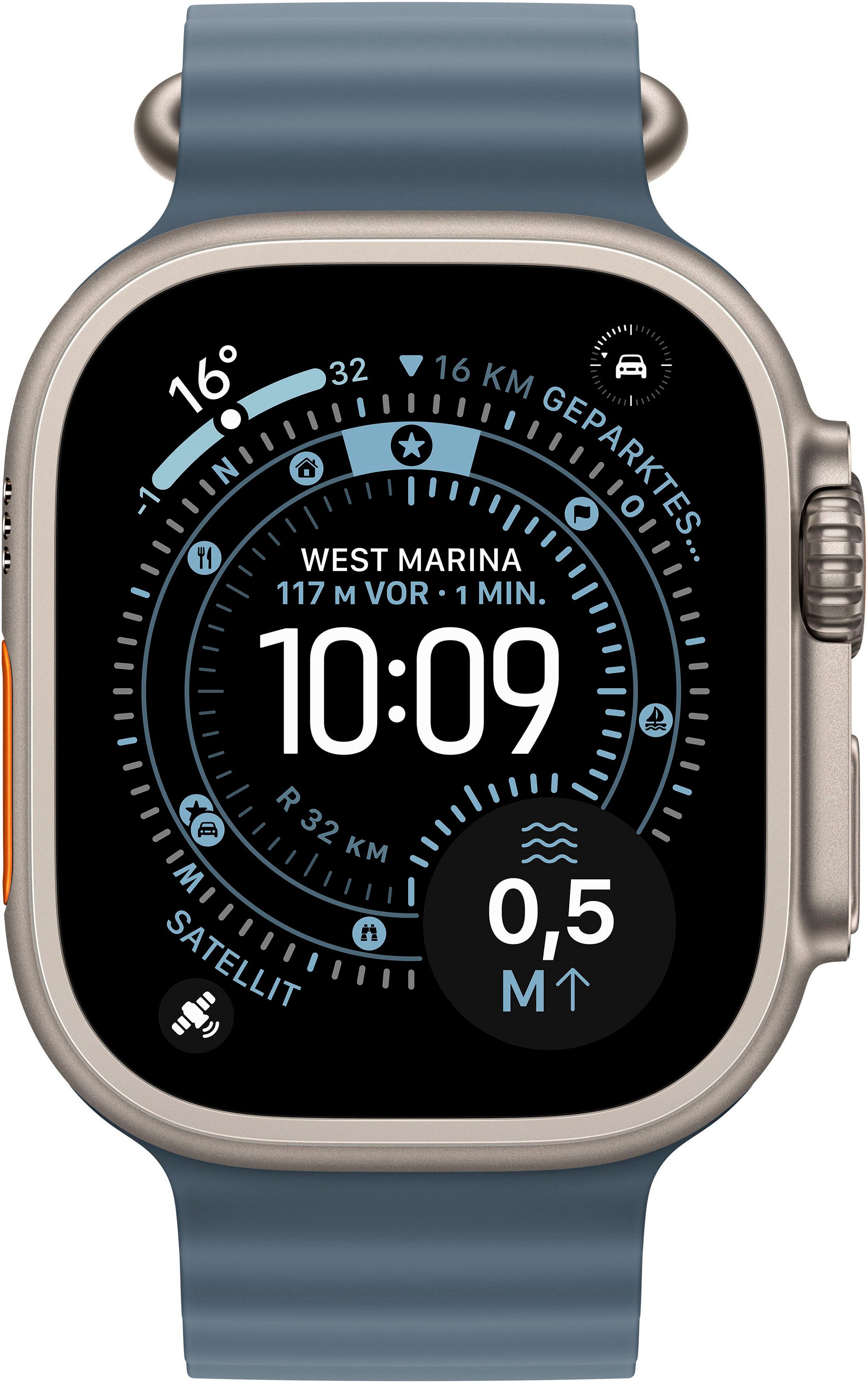 Apple Watch Ultra 3 GPS + Cellular 49mm Smartwatch (Watch OS), 1-tlg.