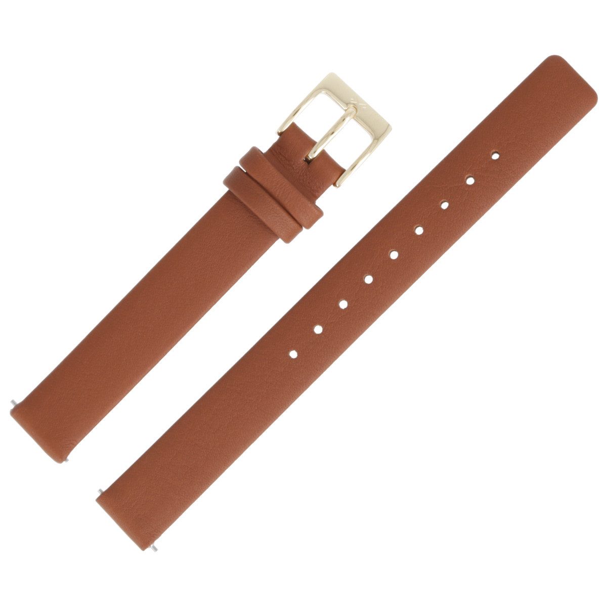 SKAGEN Uhrenarmband 12mm Leder Braun SKW2147