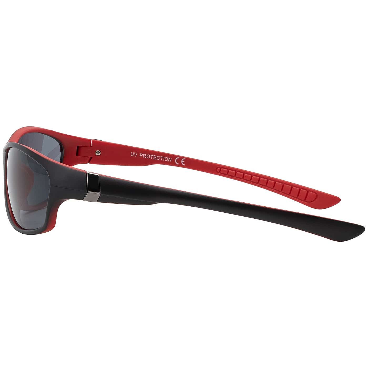 BEZLIT Eyewear Fahrradbrille Kinder Designer Sonnenbrille, (1-St), mit schwarzen Linsen