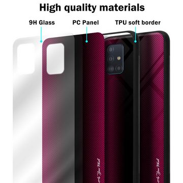 Cadorabo Handyhülle Samsung Galaxy A51 4G / M40s Samsung Galaxy A51 4G / M40s, Robustes Hard Case - Handy Schutzhülle - Hülle - Back Cover Bumper