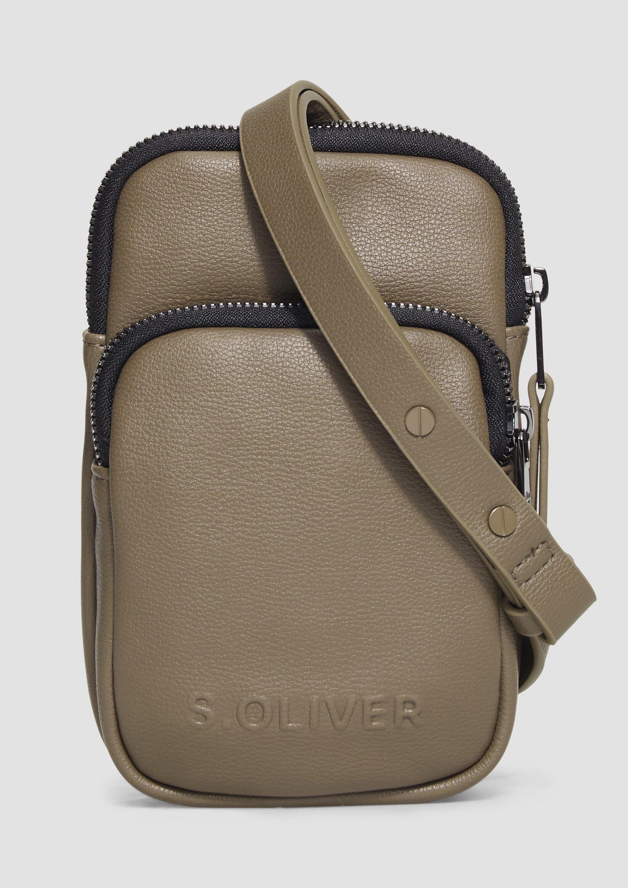s.Oliver Handytasche Tasche, Handytasche in Leder-Optik