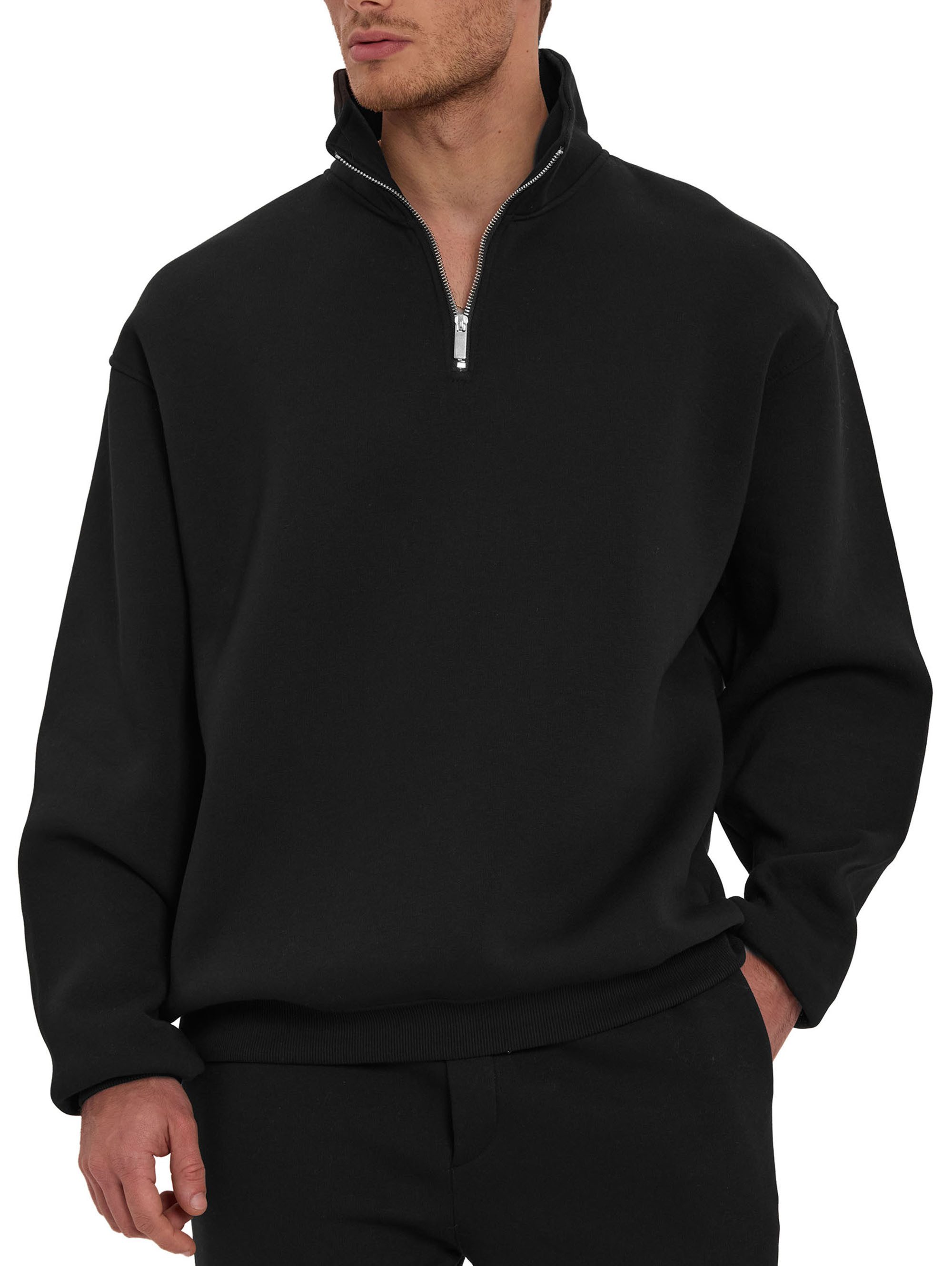 RedBridge Jogginganzug mit Stehkragen und Half Zip Pflegeleichte Loungewear (Set, 2-tlg)