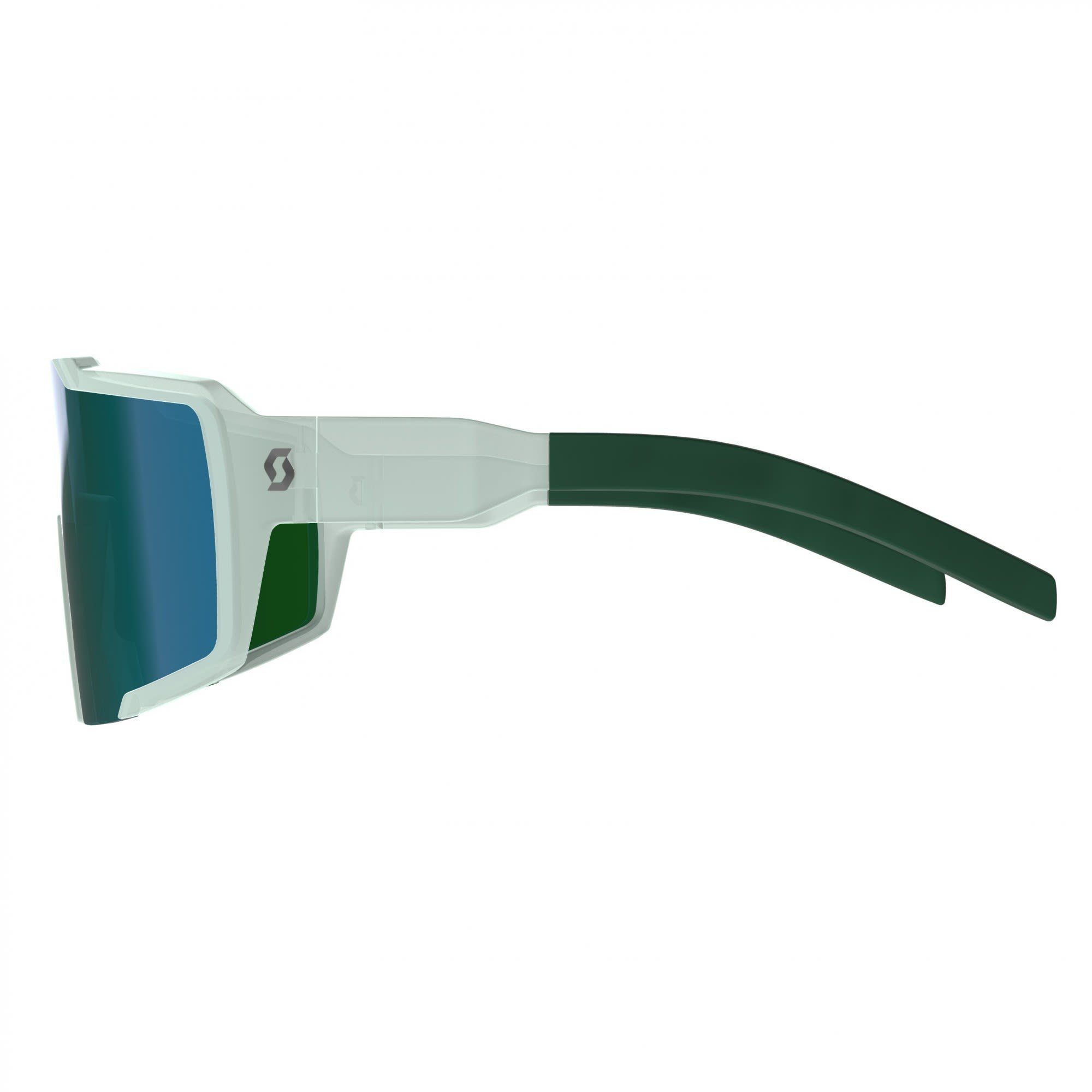Scott Fahrradbrille Green Chrome Accessoires Mineral Scott Shield Blue - Sunglasses