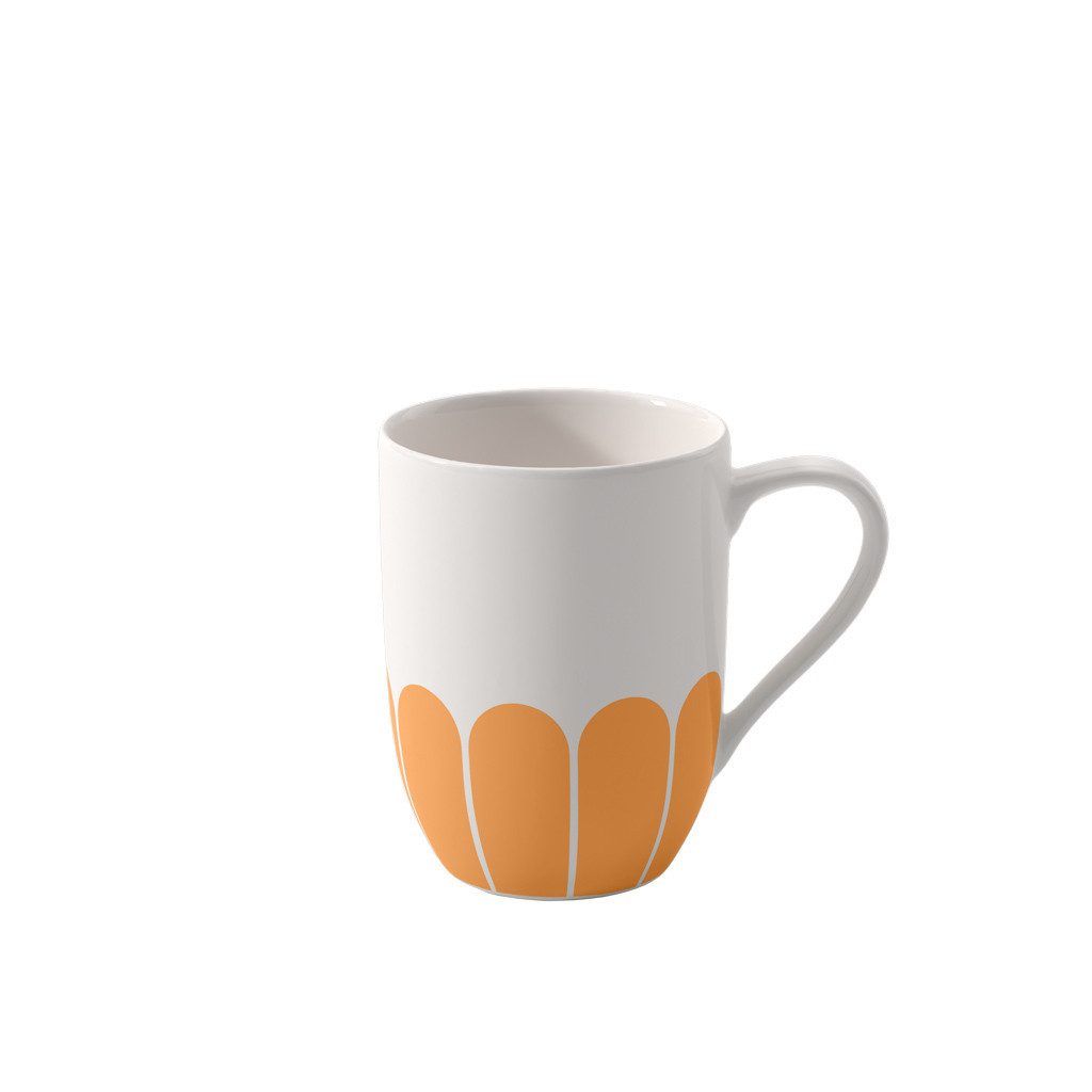 Villeroy & Boch Becher Fleur Couleur Henkelbecher 290 ml, 1-tlg., Porzellan