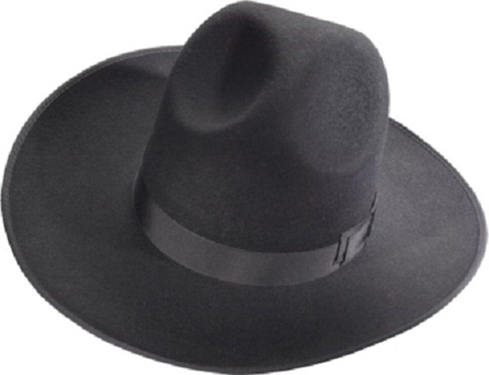 JOB Filzhut Dachdecker u. Zimmermannshut aus Wollfilz schwarz günstig online kaufen