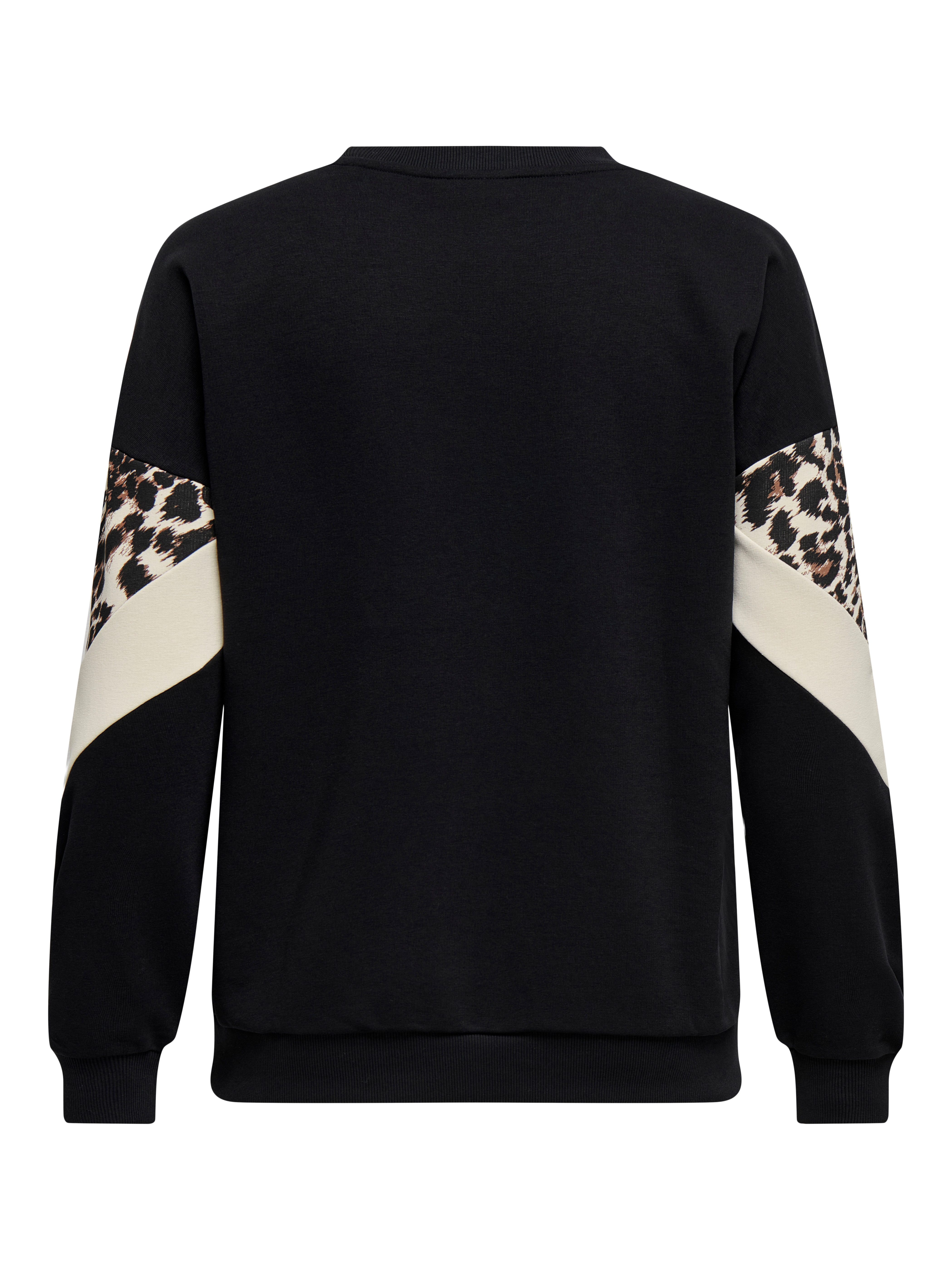 ONLY CARMAKOMA Sweatshirt CARLEOBLOCK L/S O-NECK SWEAT JRS günstig online kaufen