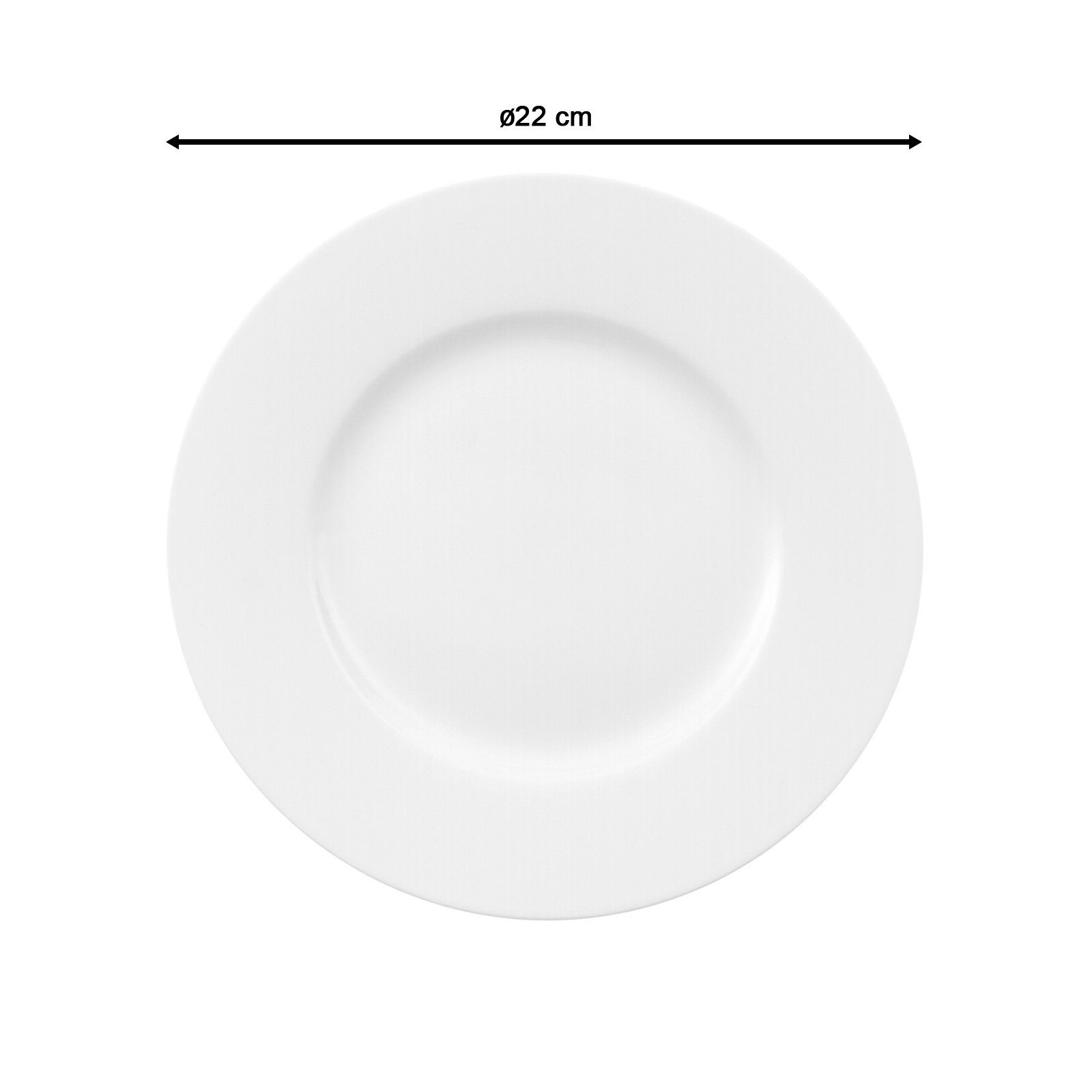 Villeroy & Boch Frühstücksteller Royal Frühstücksteller ø 22.0 cm 6er Set, (6 St)