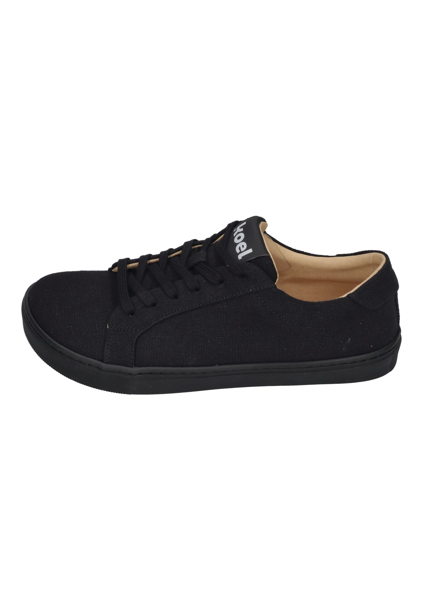 KOEL HAZEL CANVAS Barfußschuh Black Mono