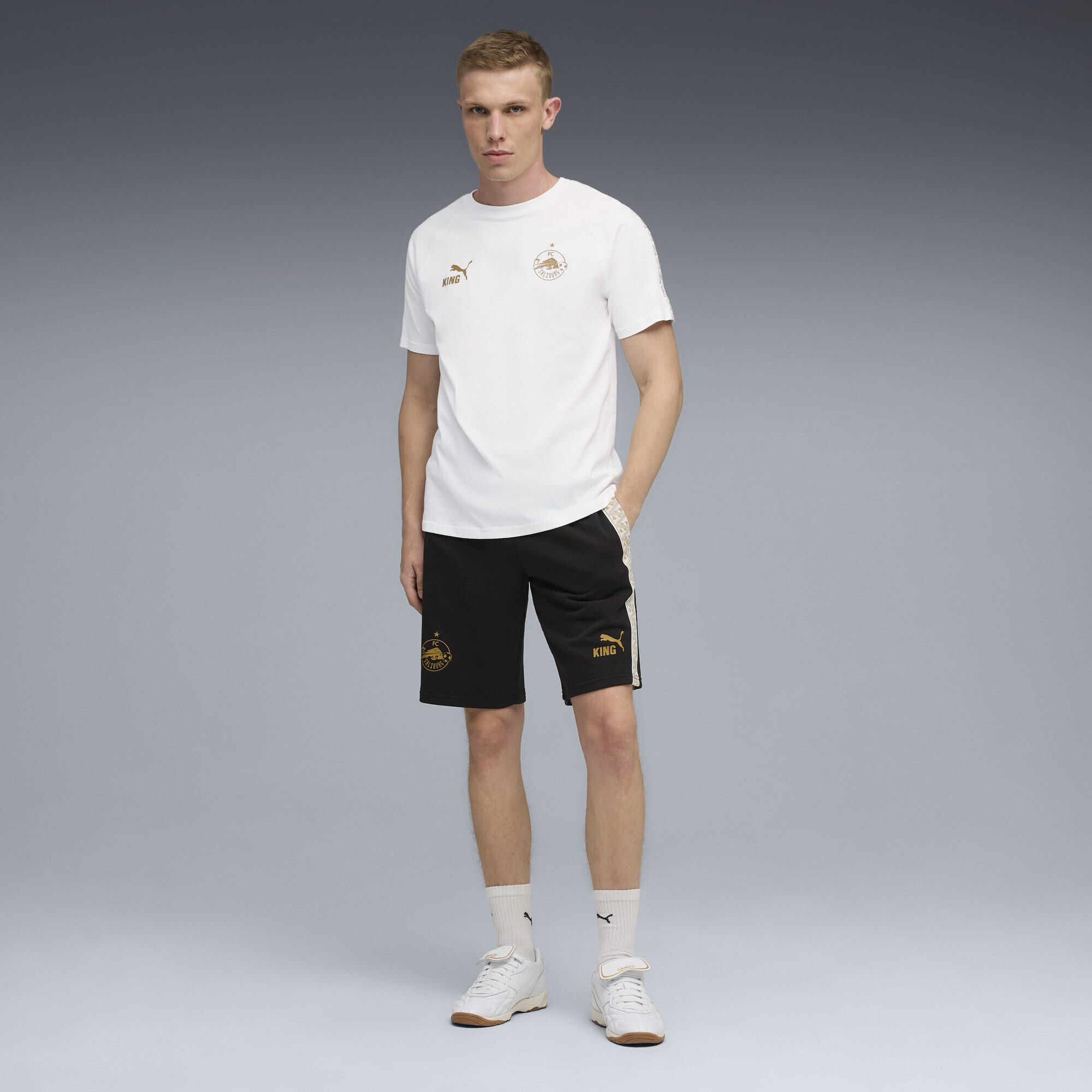 PUMA Sporthose FC Red Bull Salzburg KING Sweat-Shorts Herren