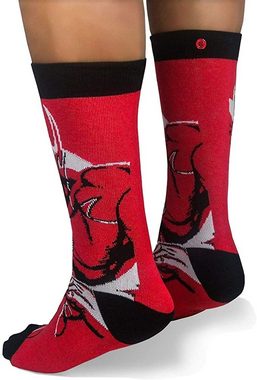 Flash Freizeitsocken THE FLASH Herren Blitz, Doppelpack Herren Jugendliche Socken Set 2 Paar Größe 41-45