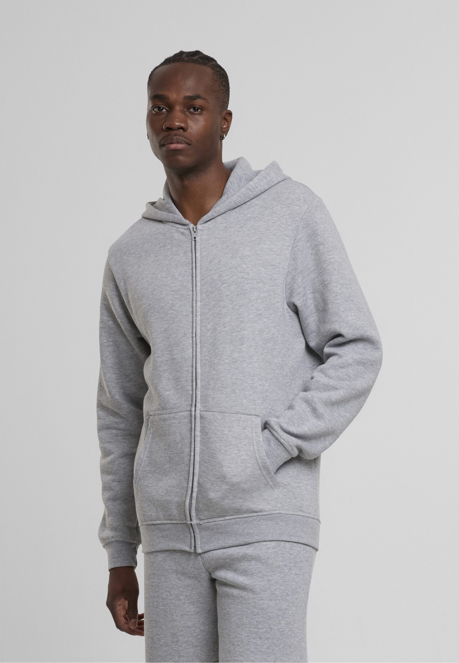 URBAN CLASSICS Sweatjacke Urban Classics Basic Essential Zip Hoody