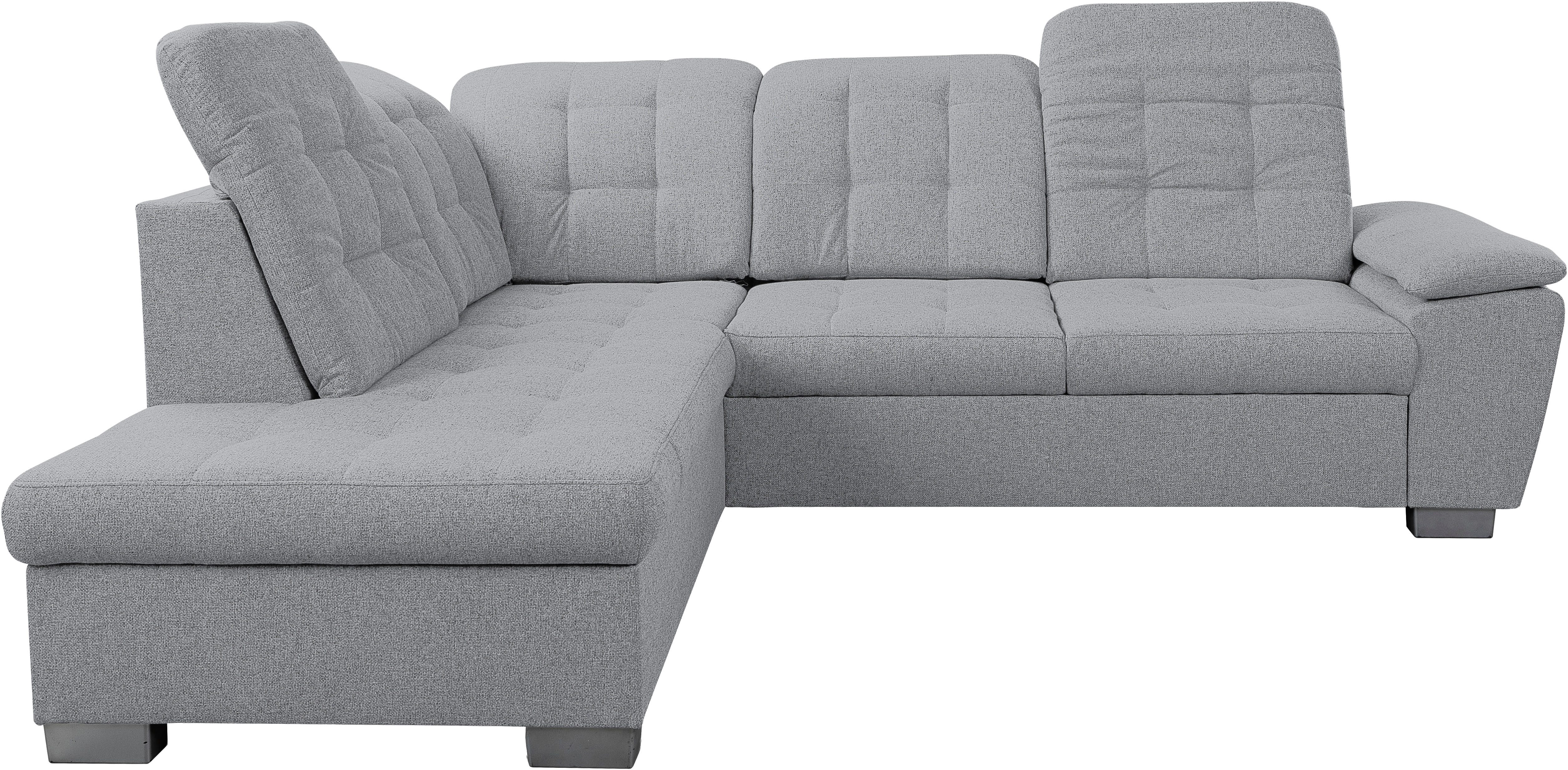 WERK2 Ecksofa Bonny inkl. Kopfteilverstellung, Bettfunktion, Stauraum, Breite 265cm, Komfortwunder mit Schlaffunktion, verstellbarem Kopfteil & Stauraum.
