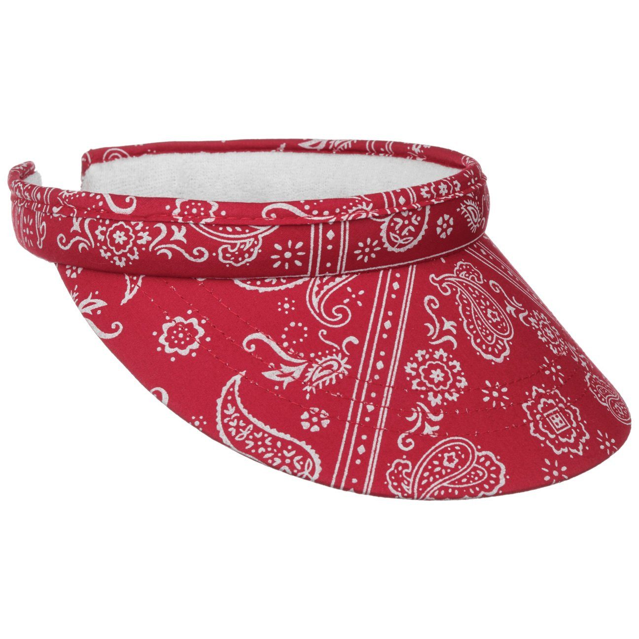 Lipodo Visor (1-St) Sonnenvisor mit Schirm rot