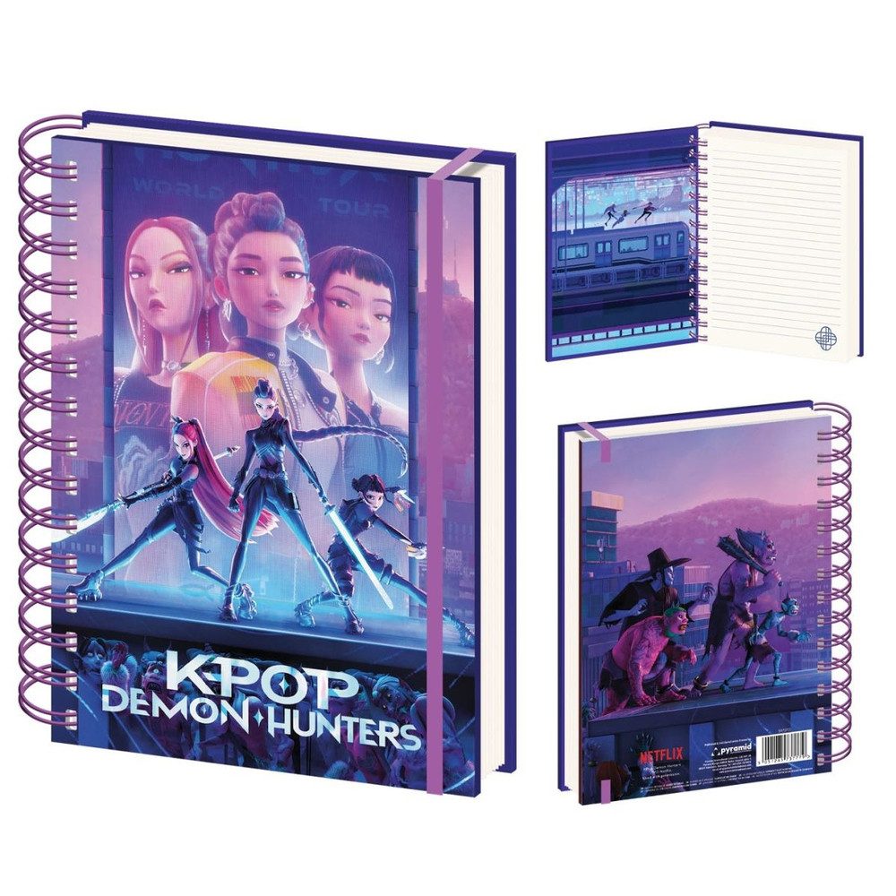 Pyramid International Schulheft Kpop Demon Hunters - Notizbuch - DIN A5