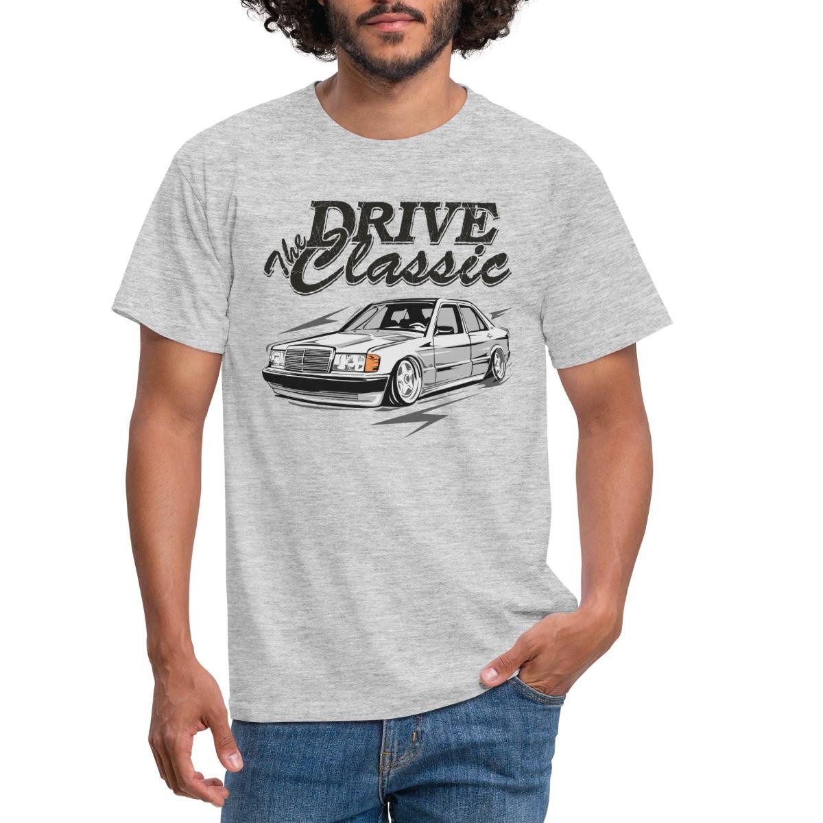 Spreadshirt T-Shirt Drive The Classic Geschenk Youngtimer Auto Fan Männer T günstig online kaufen