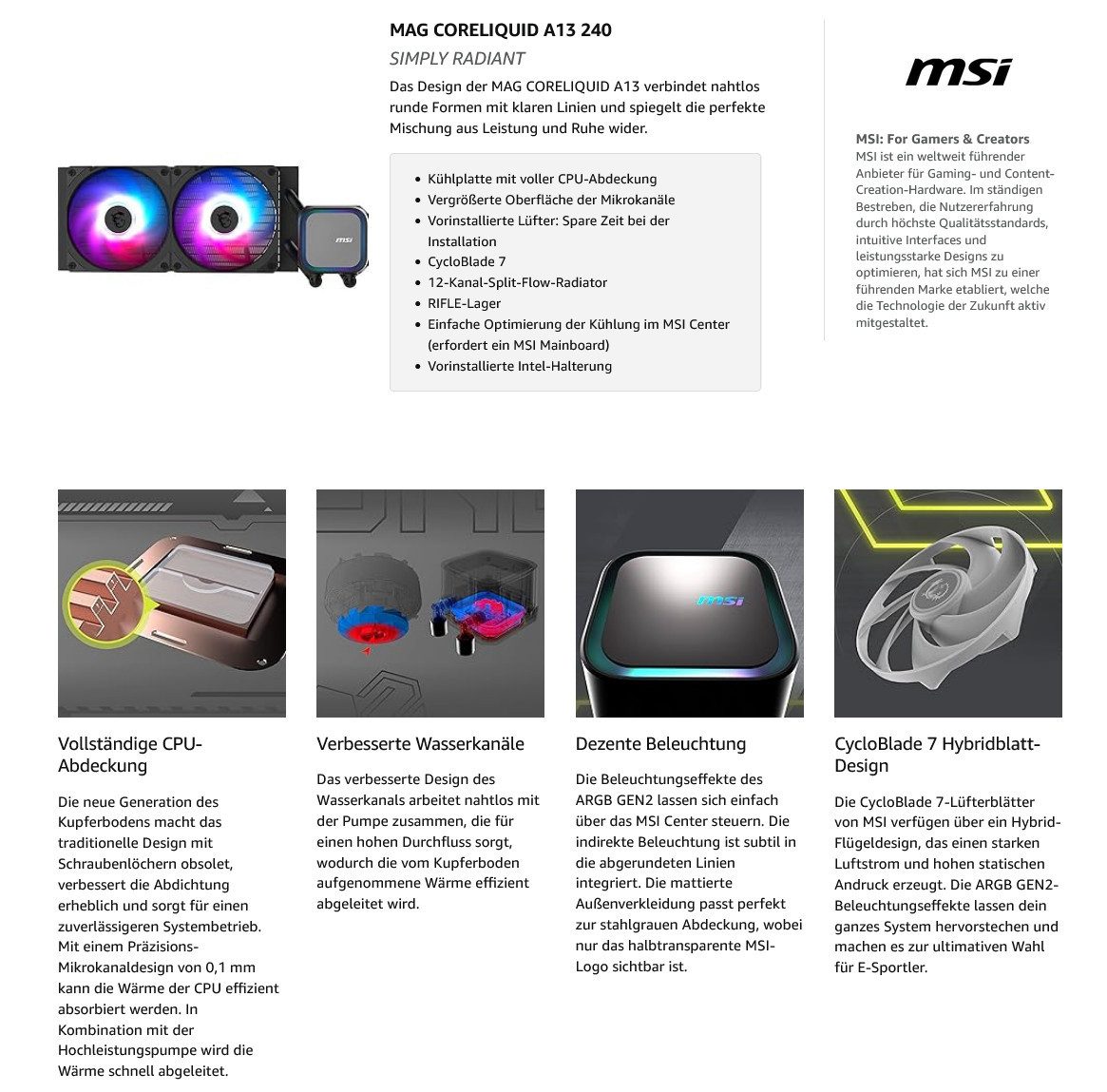 Meinpc Intel i9 GeForce RTX 5060 Gaming-PC (Intel Core i9 12900K, RTX 5060, 32 GB RAM, 1000 GB SSD, Wasserkühlung 240er RGB, Gamer, Gaming, RGB, Wasserkühlung)