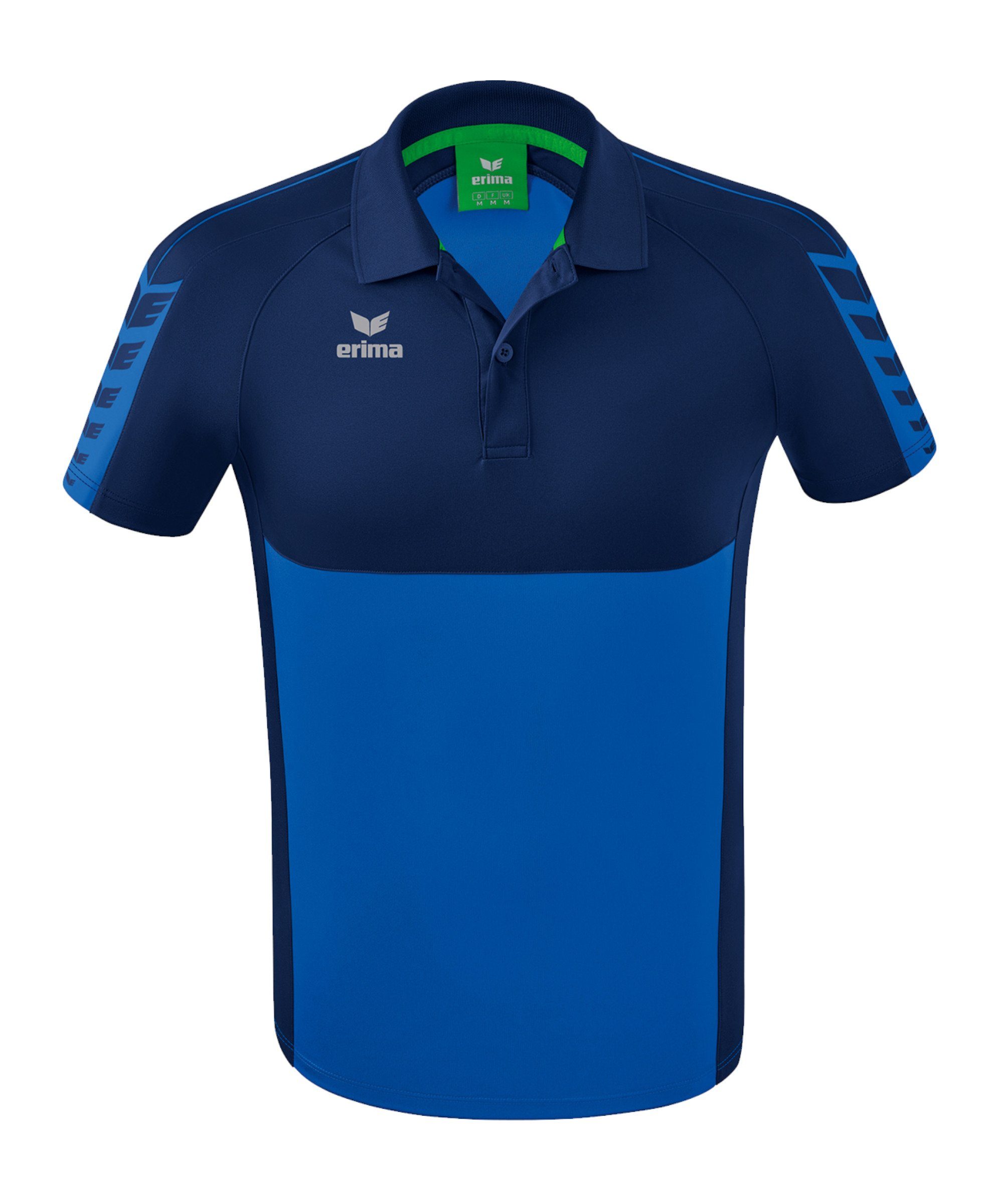 Erima T-Shirt Six Wings Poloshirt default blaublau