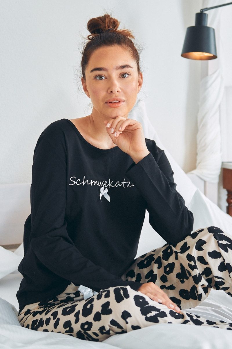 Louis & Louisa Schlafanzug Pyjama Damen günstig online kaufen