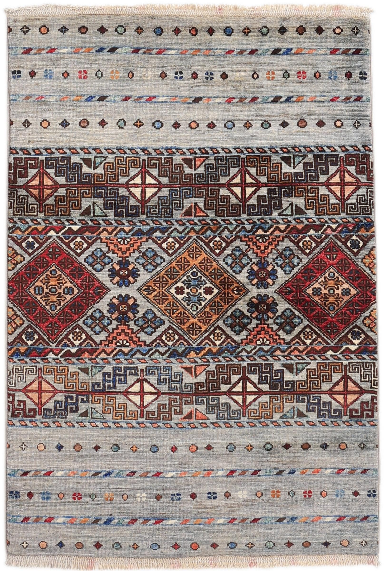 Orientteppich Arijana Shaal 83x121 Handgeknüpfter Orientteppich