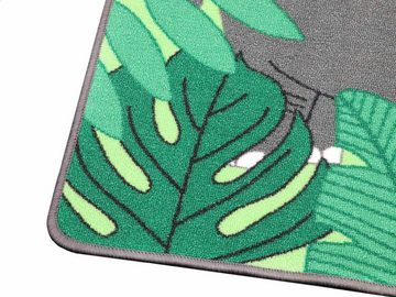 Kinderteppich JUNGLE, Primaflor-Ideen in Textil, rechteckig, Höhe: 5 mm, Motiv Dschungel Tiere, Kinderzimmer