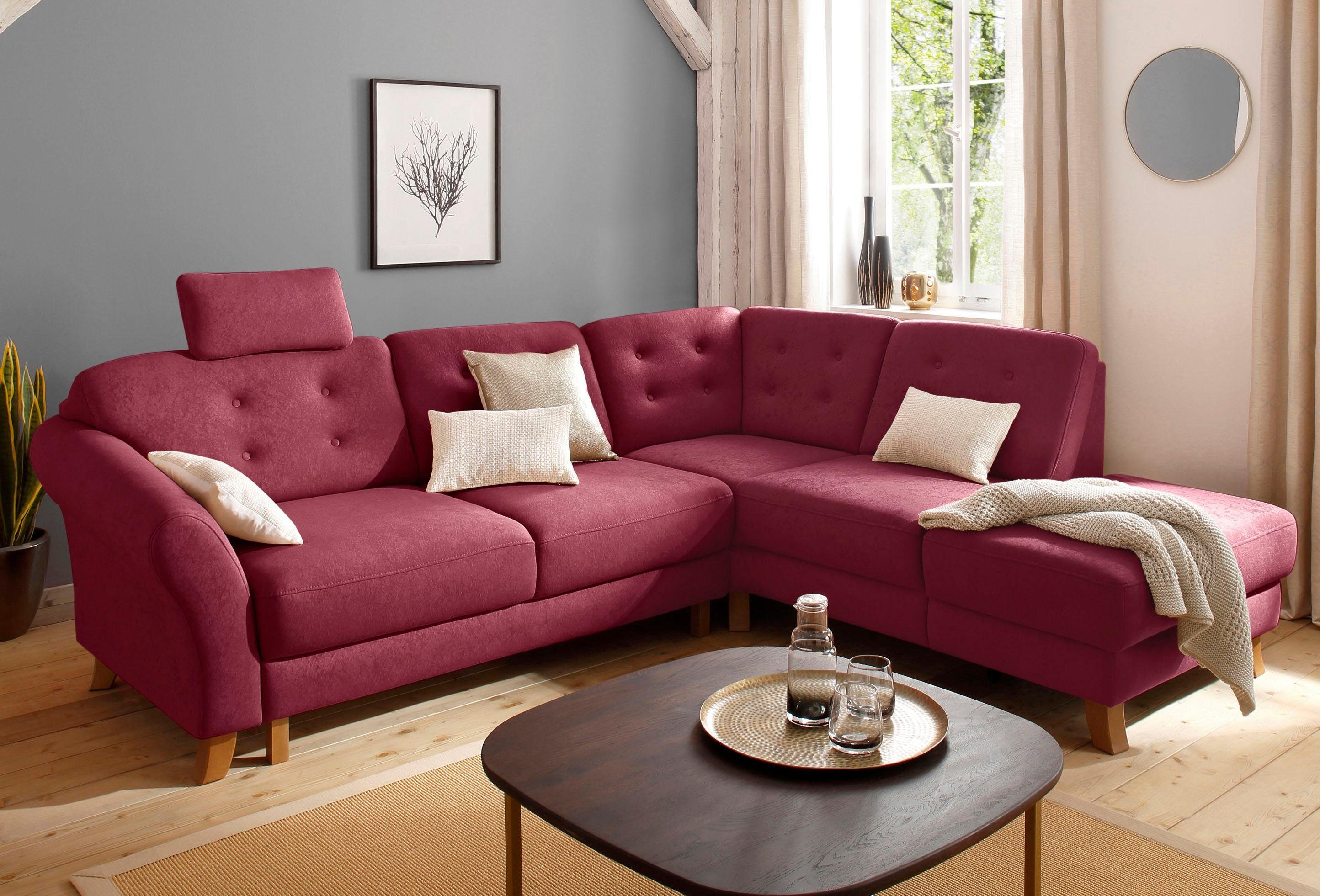 Home affaire Ecksofa Trondheim L-Form, mit günstig online kaufen