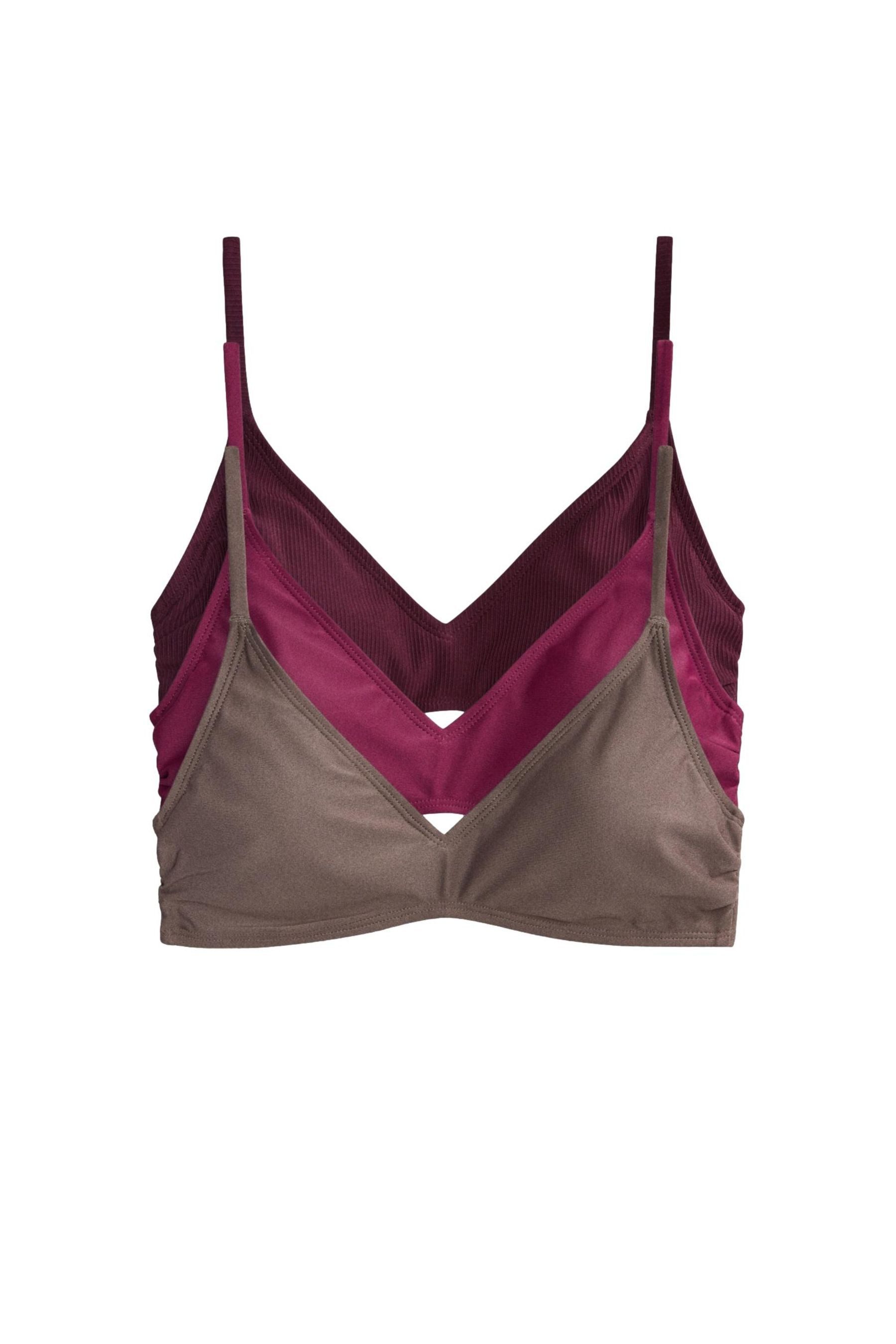 The Set Triangel-Bikini-Top The Set Bikinioberteile Triangel, 3er-Pack (3-St)