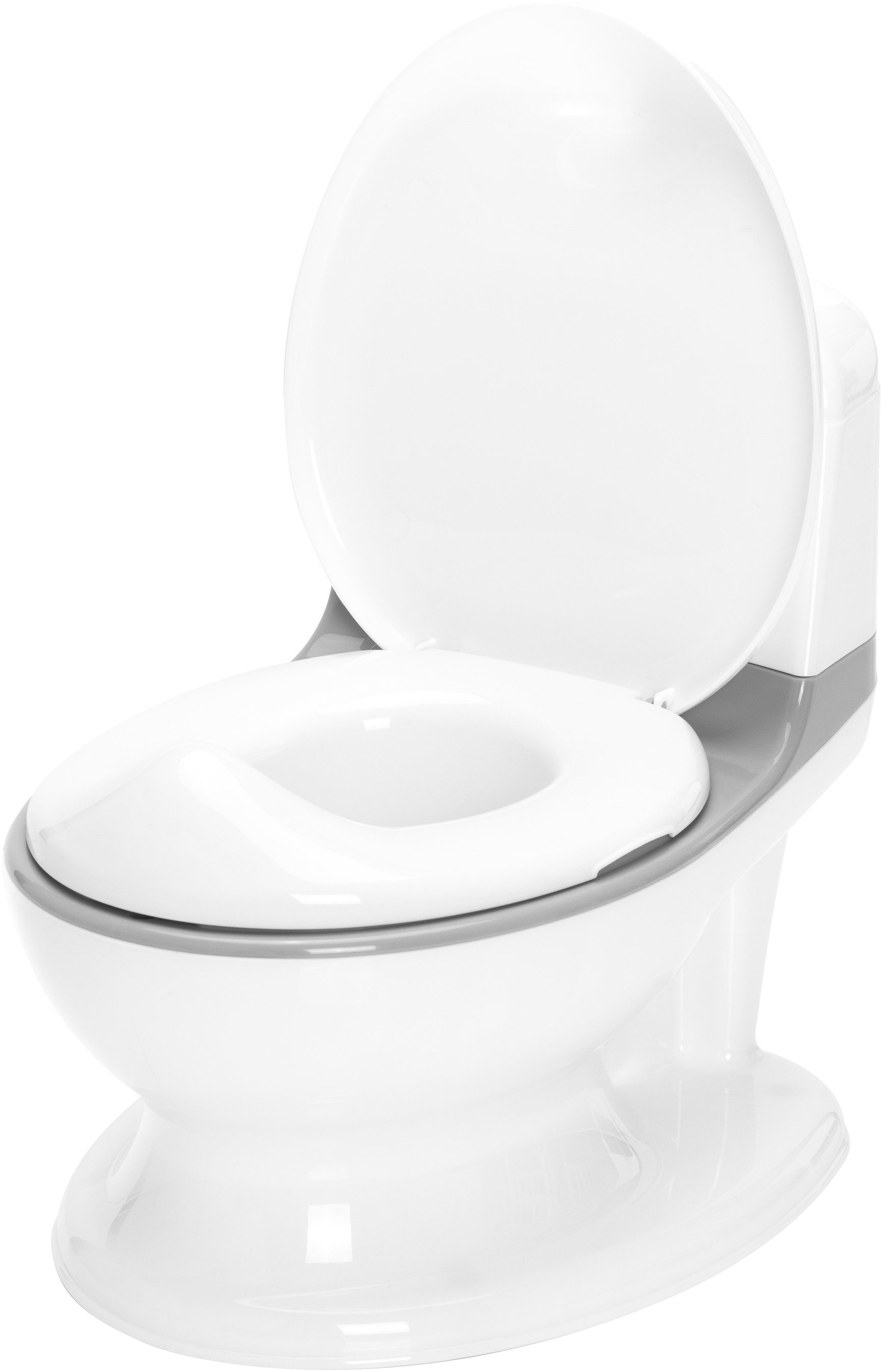 Fillikid Töpfchen Mini Toilette, weiß/grau, inkl. Sound- und Lichteffekte