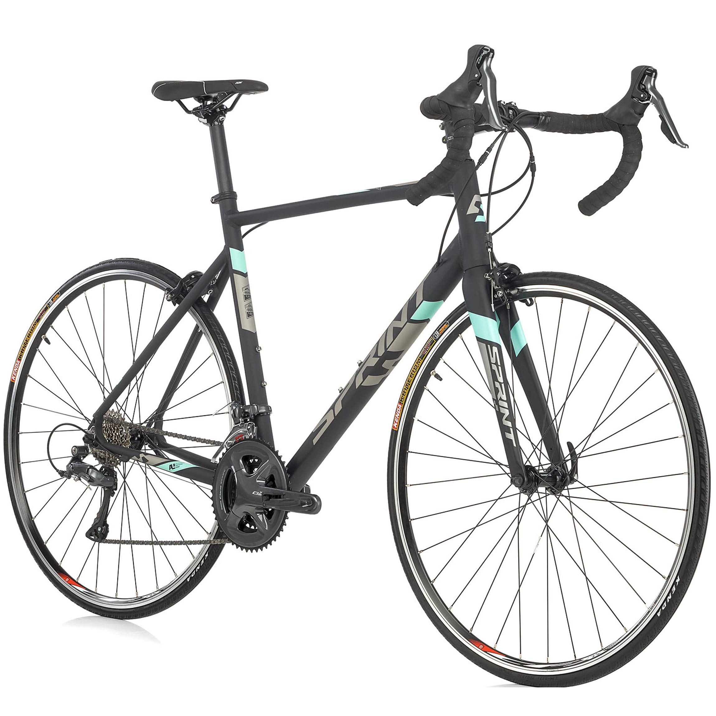 Airtracks Rennrad 28 Herren Rennrad SPRINT MONZA RACE Fahrrad CARBON GABEL 2x8, 16 Gang SHIMANO CLARIS RD-R2000 Schaltwerk, Kettenschaltung, High End Renn Fahrrad - Rahmenhöhen 51 cm 53 cm 55 cm - Modell 2026