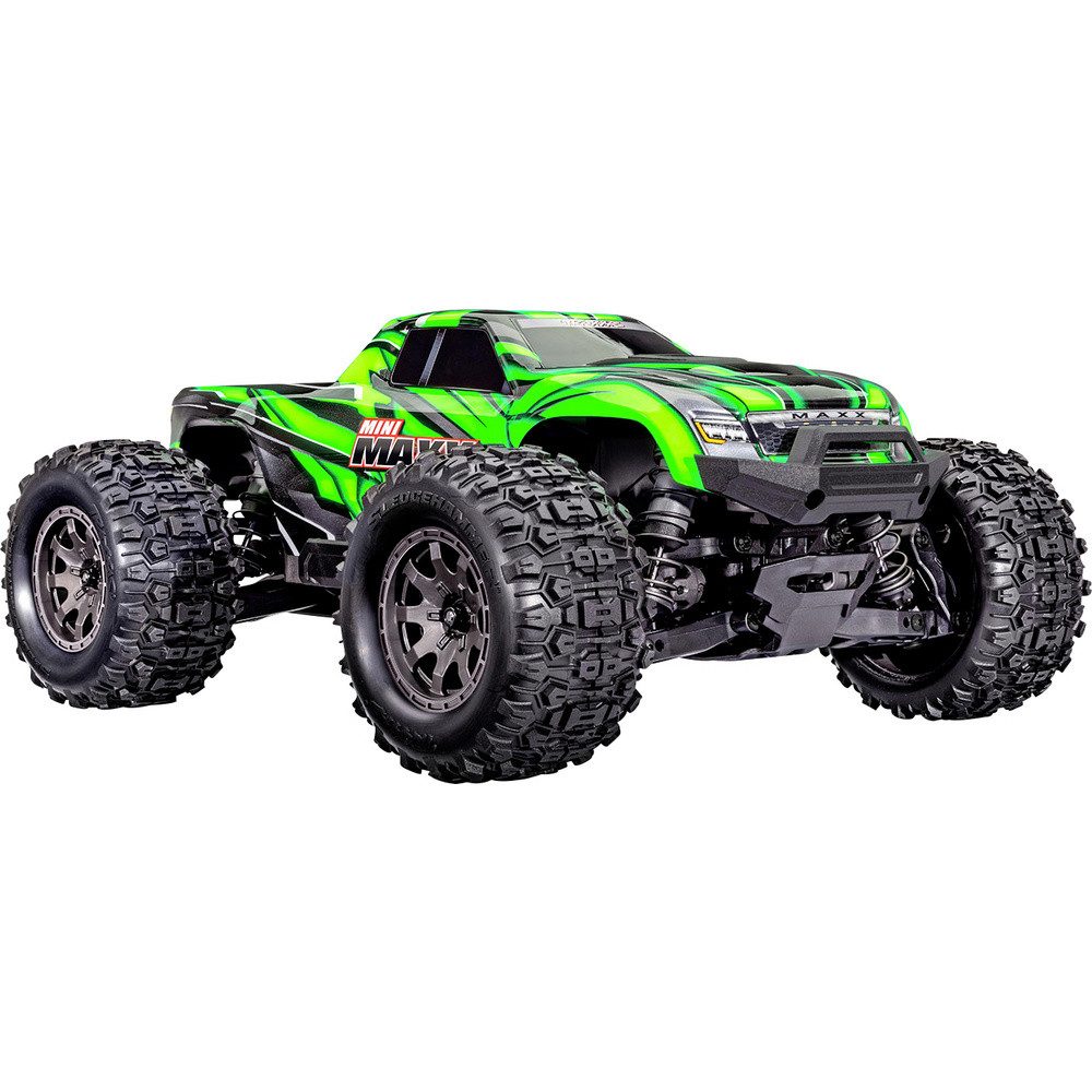 Traxxas RC-Truck Traxxas Mini Maxx BL-2s Grün Brushless 1:10 RC Modellauto Elektro Mons