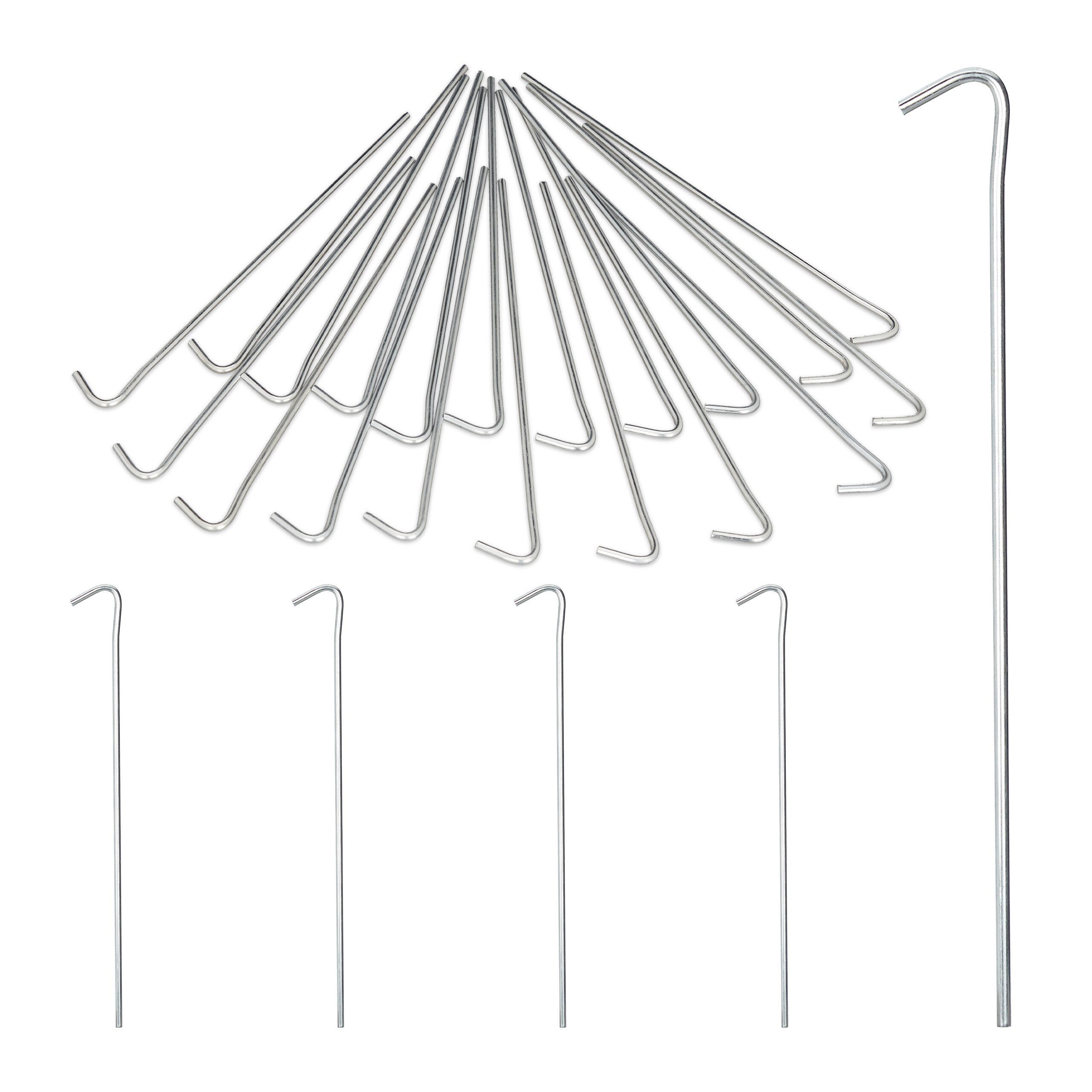 relaxdays Zelthering Zeltheringe 25er Set