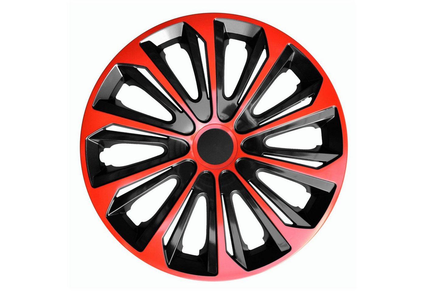 NRM Radkappen STRONG DUO, 15 in Zoll, Radzierblenden für Stahlfelgen Satz 4er 15"