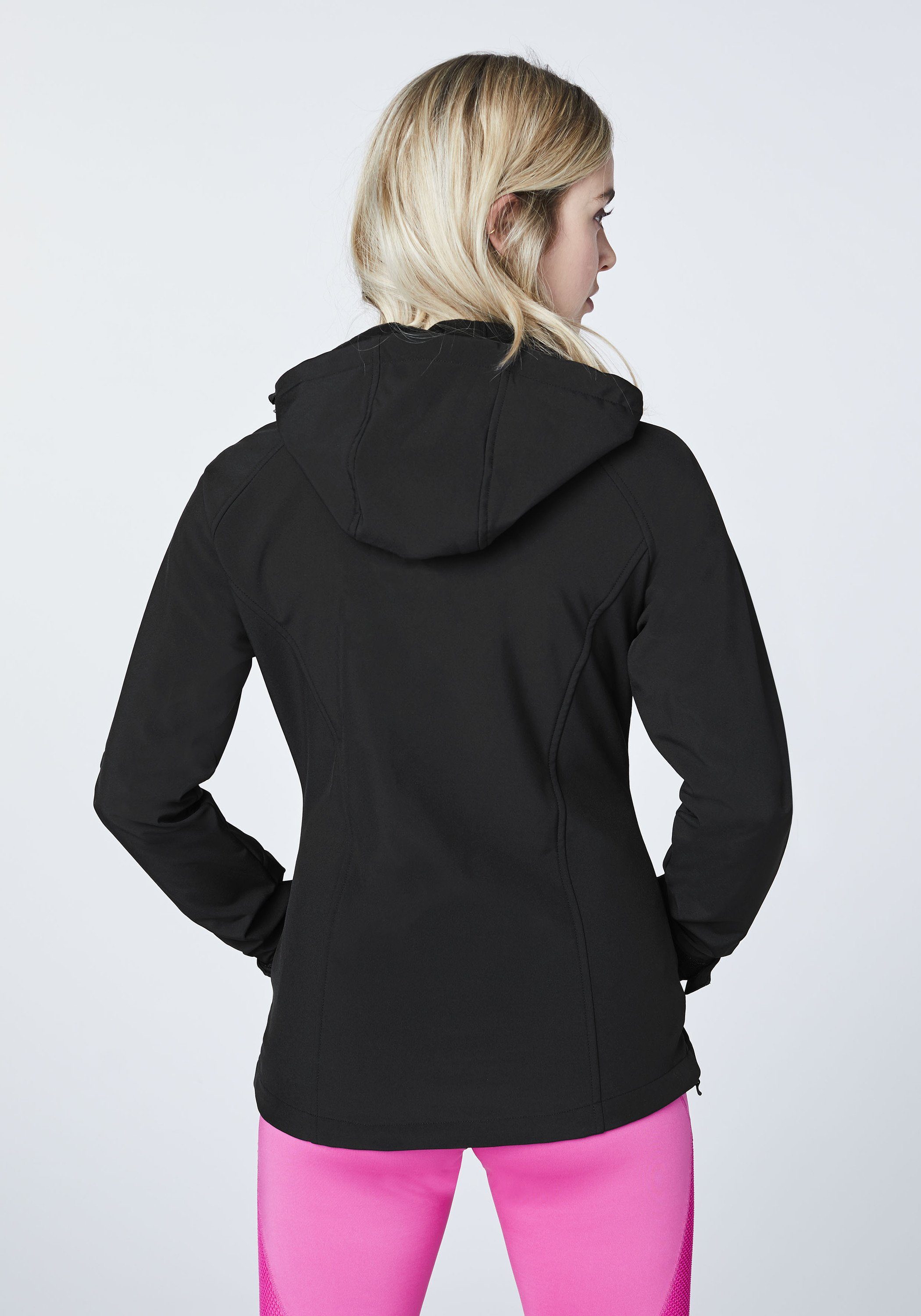 Chiemsee Softshelljacke Softshell-Jacke im 1 funktionalen schwarz Design