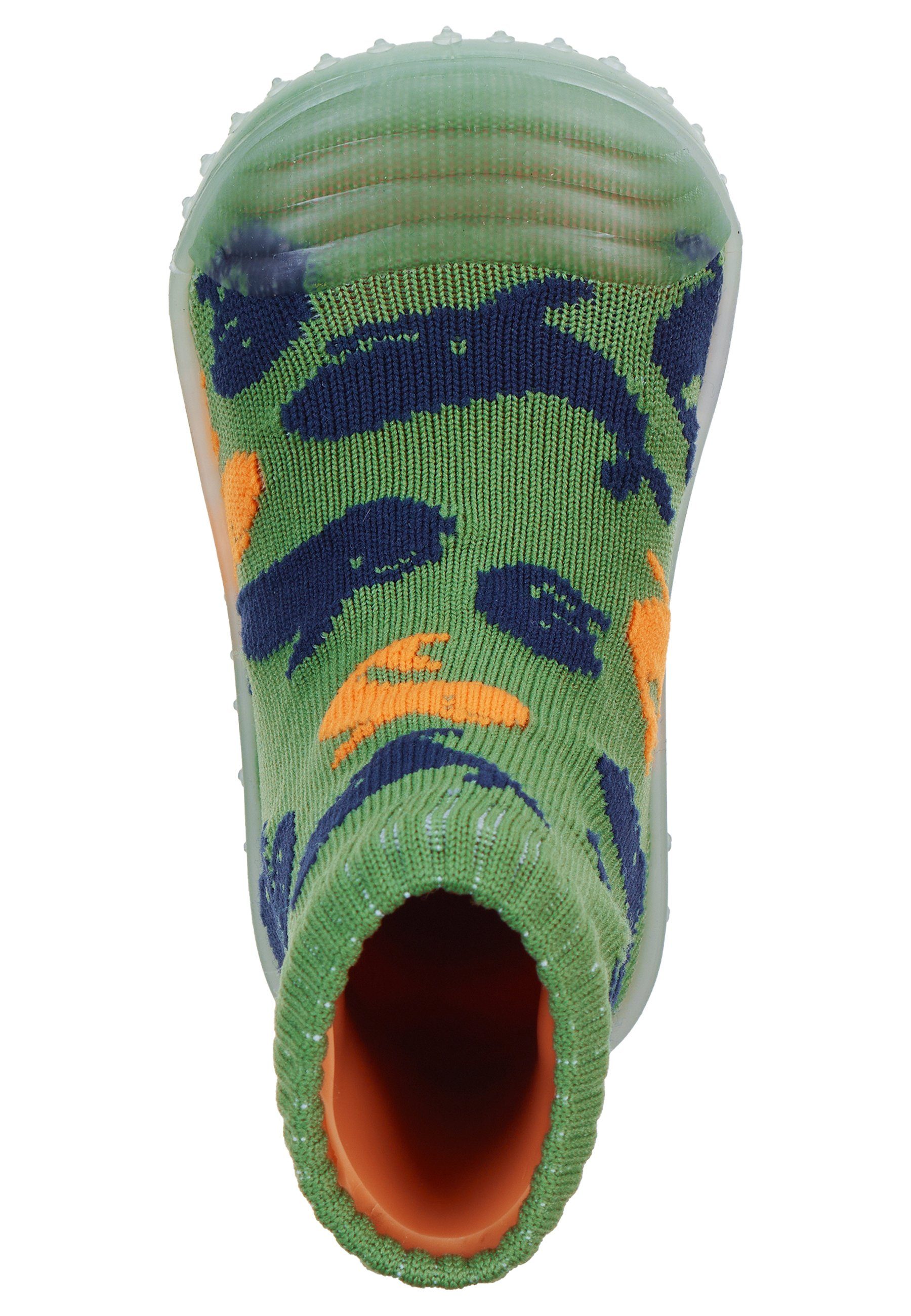 Calzini Antiscivolo Sterntaler Adventure Con Dinosauri – Blu Reale – Taglia 26 Per Bambini - 3