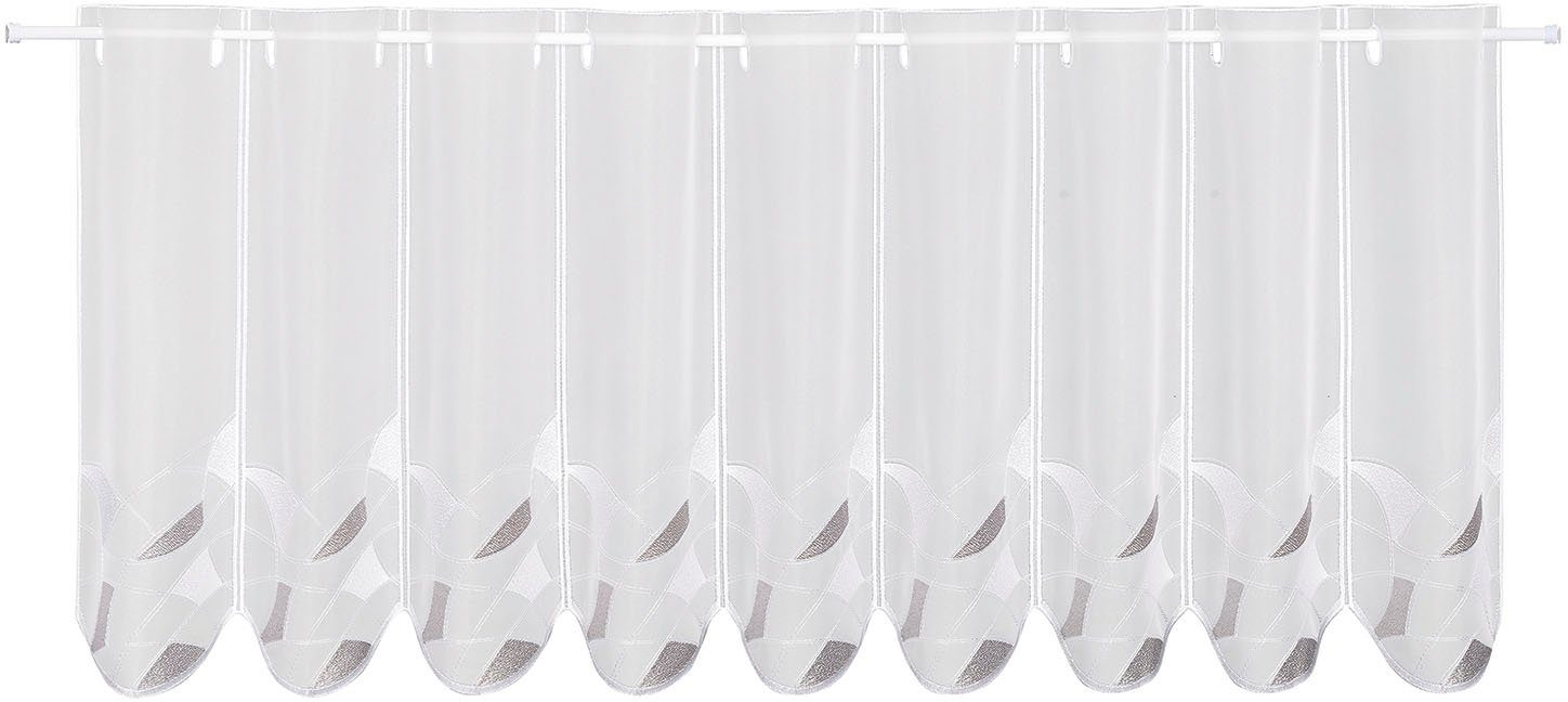 Gerster Scheibengardine Gina (1 St), Durchzuglöcher, transparent, Voile, SB günstig online kaufen