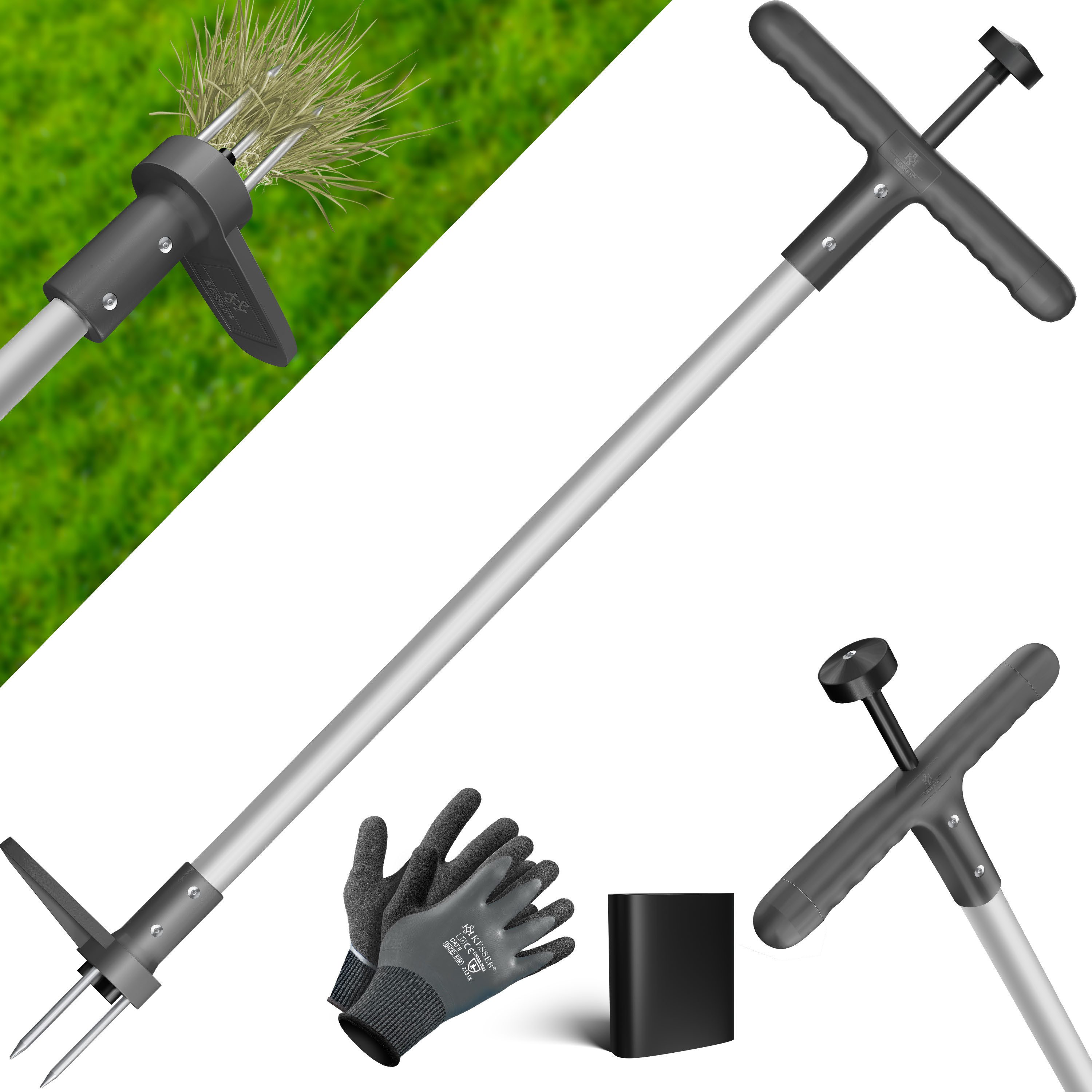 KESSER Gartenhacke, Unkrautstecher mit Stiel Unkrautentferner günstig online kaufen