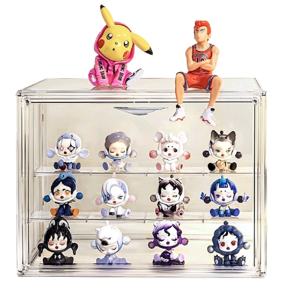Creliv Vitrine Stapelbar, Transparent Acryl Schaukasten günstig online kaufen