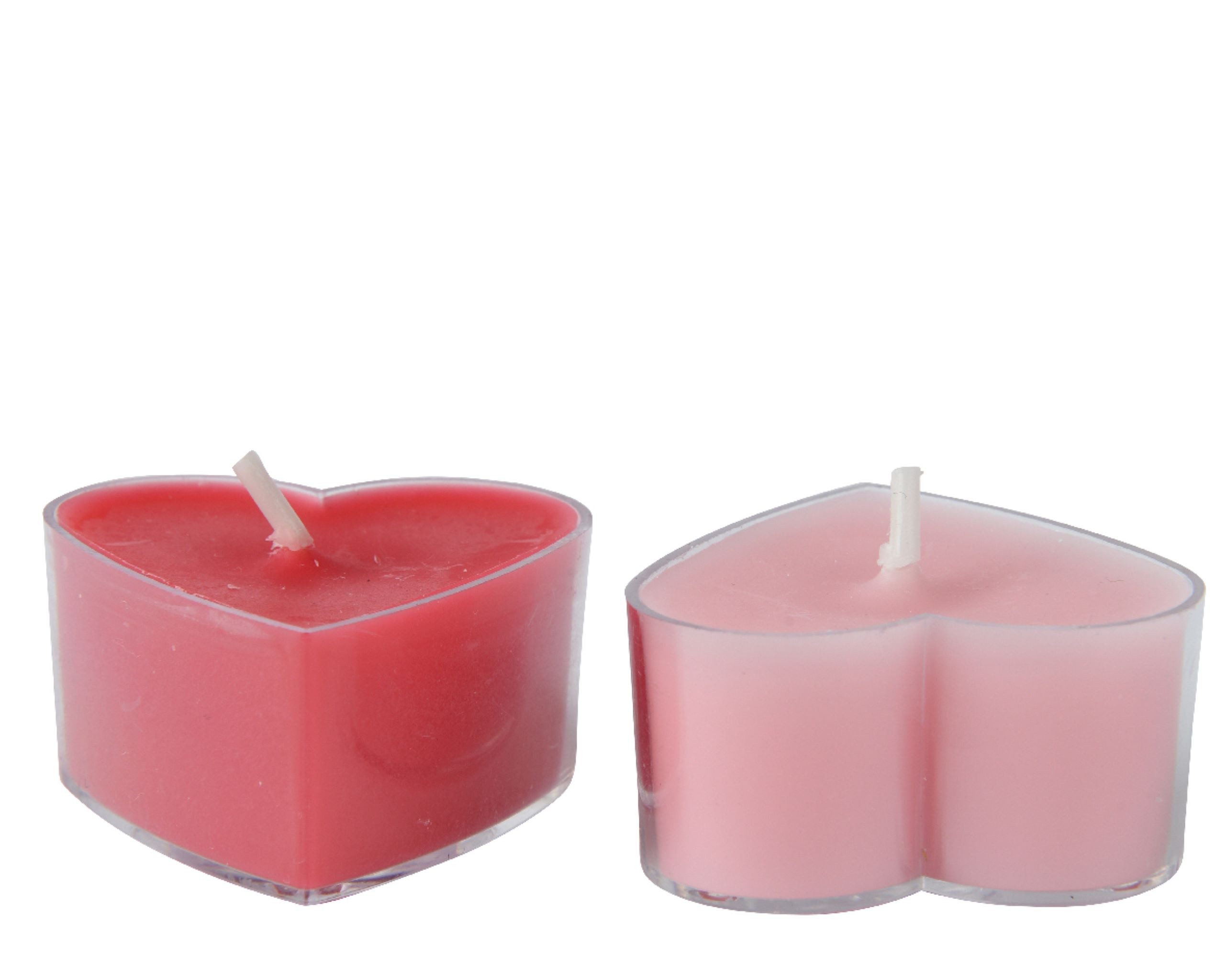Decoris season decorations Teelicht, Teelichter Kerzen Paraffin 2x4cm Herze günstig online kaufen