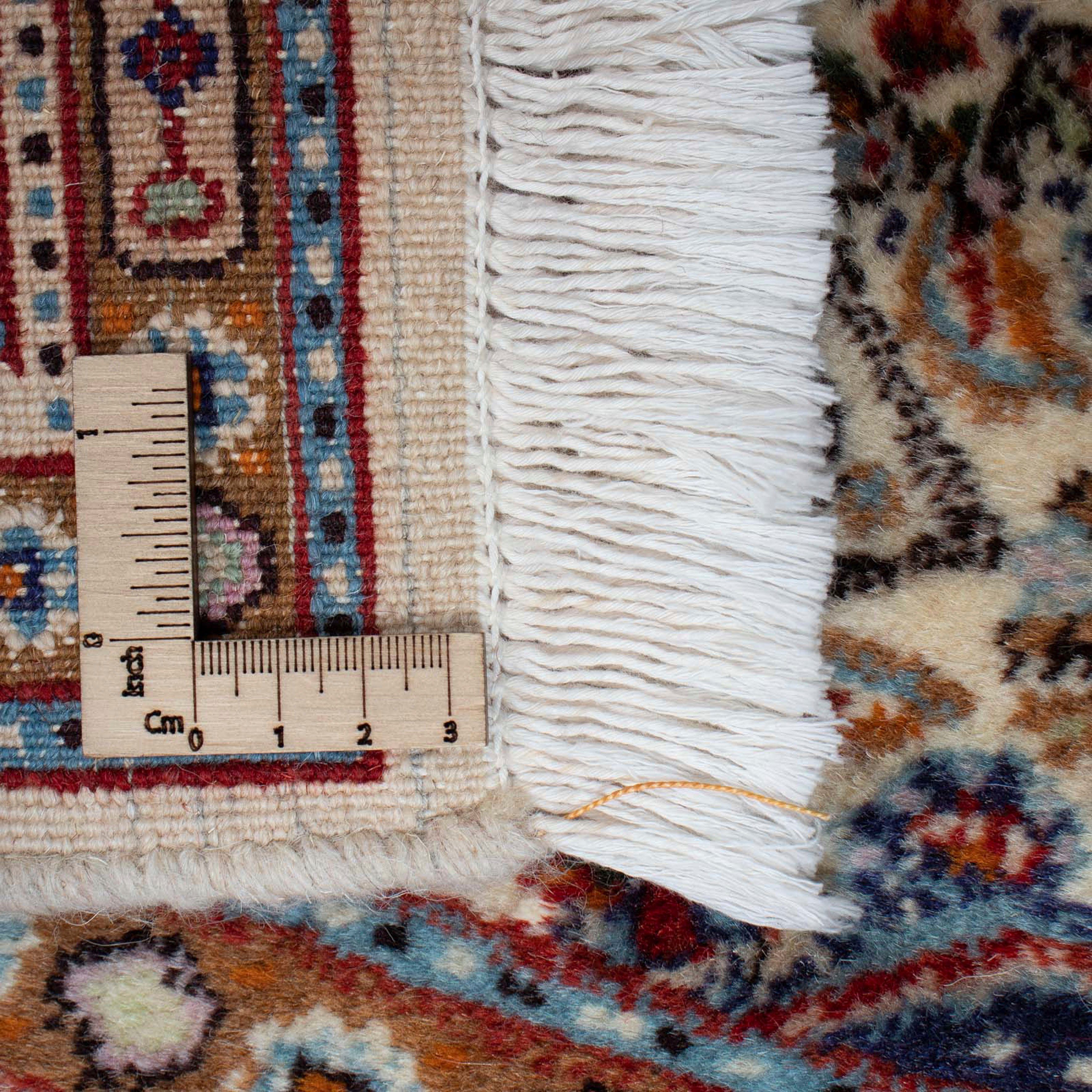 Orientteppich Perser - Classic morgenland, Zertifikat mm, 143 cm - Handgeknüpft, beige, rechteckig, mit Einzelstück 95 Wohnzimmer, x Höhe: 10 