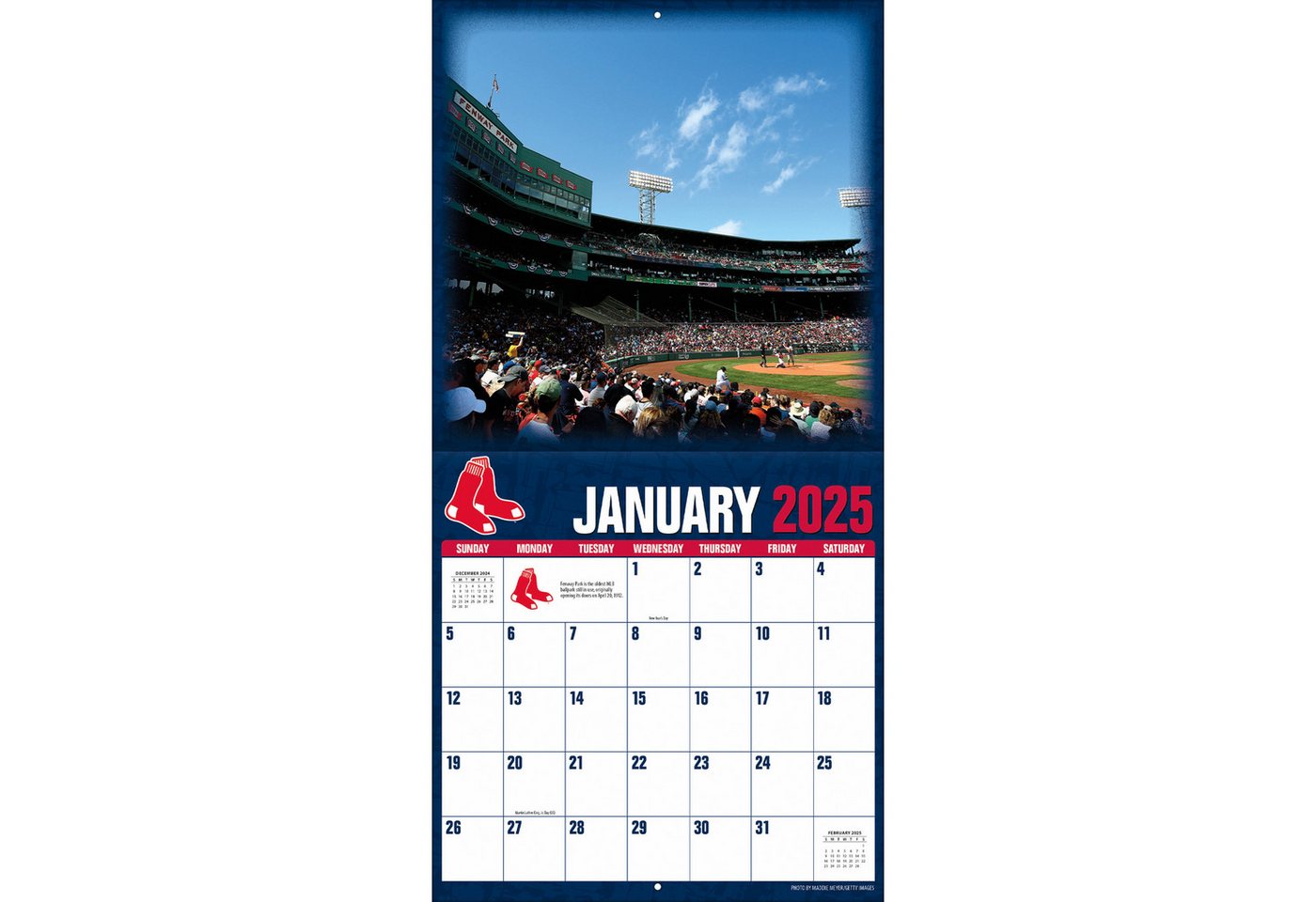 Thumbnail - Turner Licensing Wandkalender Boston Red Sox MLB 30,5 x 30,5 cm Wandkalender 2025 Bitte wählen