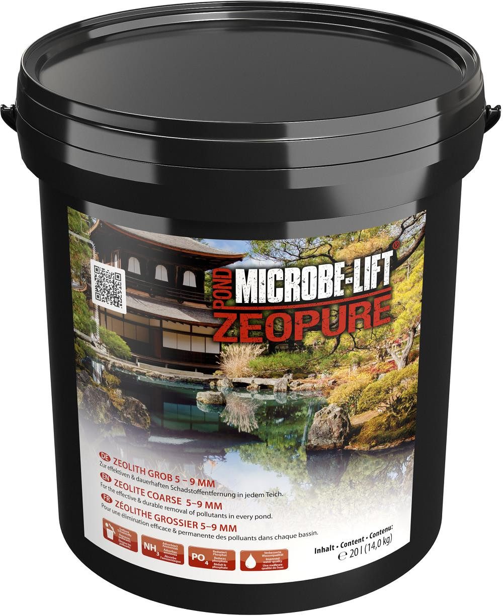 ARKA Biotechnologie GmbH Filtersubstrat Microbe-Lift ZEOPURE POND Zeolith 20l 14 kg grob 5-9 mm