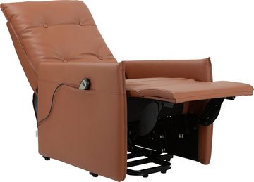 loft24 Relaxsessel Peter, mit elektrischer Relaxfunktion, Sitzhöhe 49,5 cm, integrierte Fußstütze