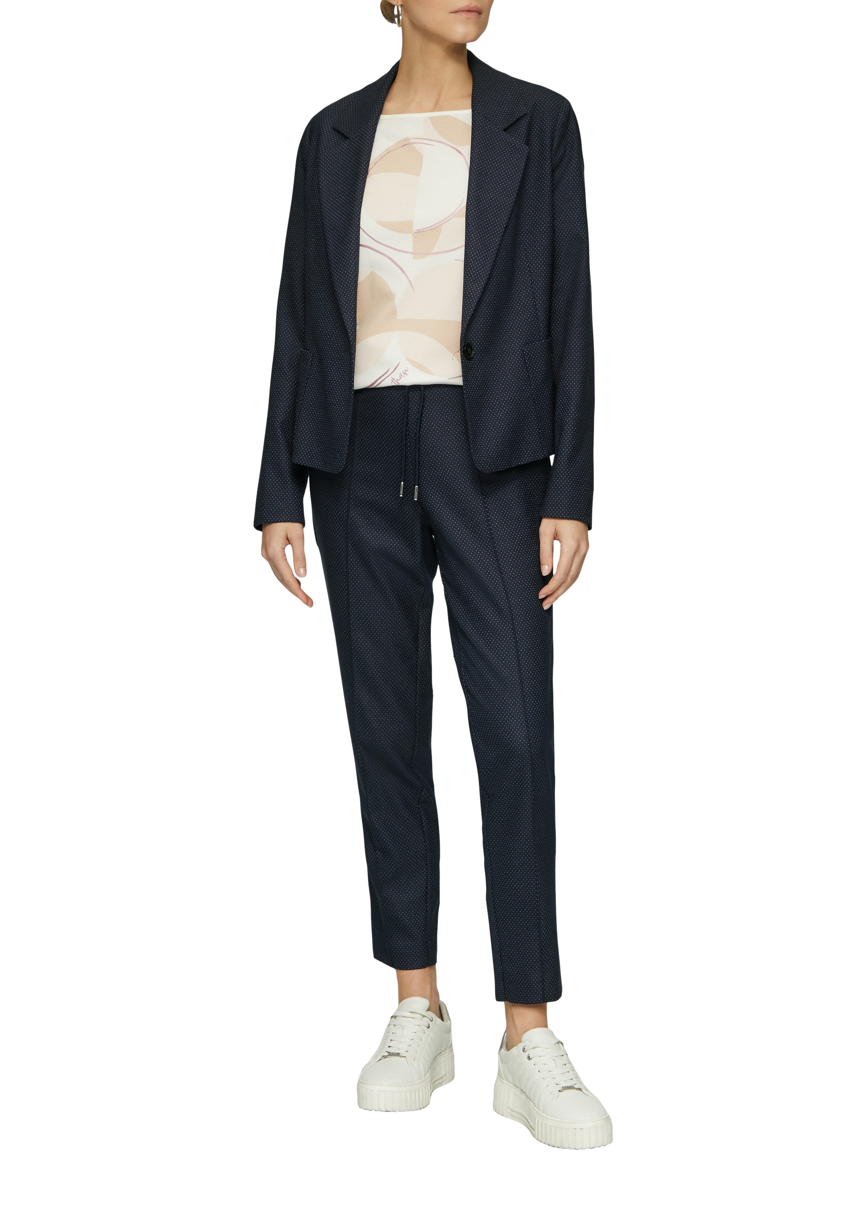 s.Oliver BLACK LABEL Jogger Pants gepunktet, mit Stretch günstig online kaufen