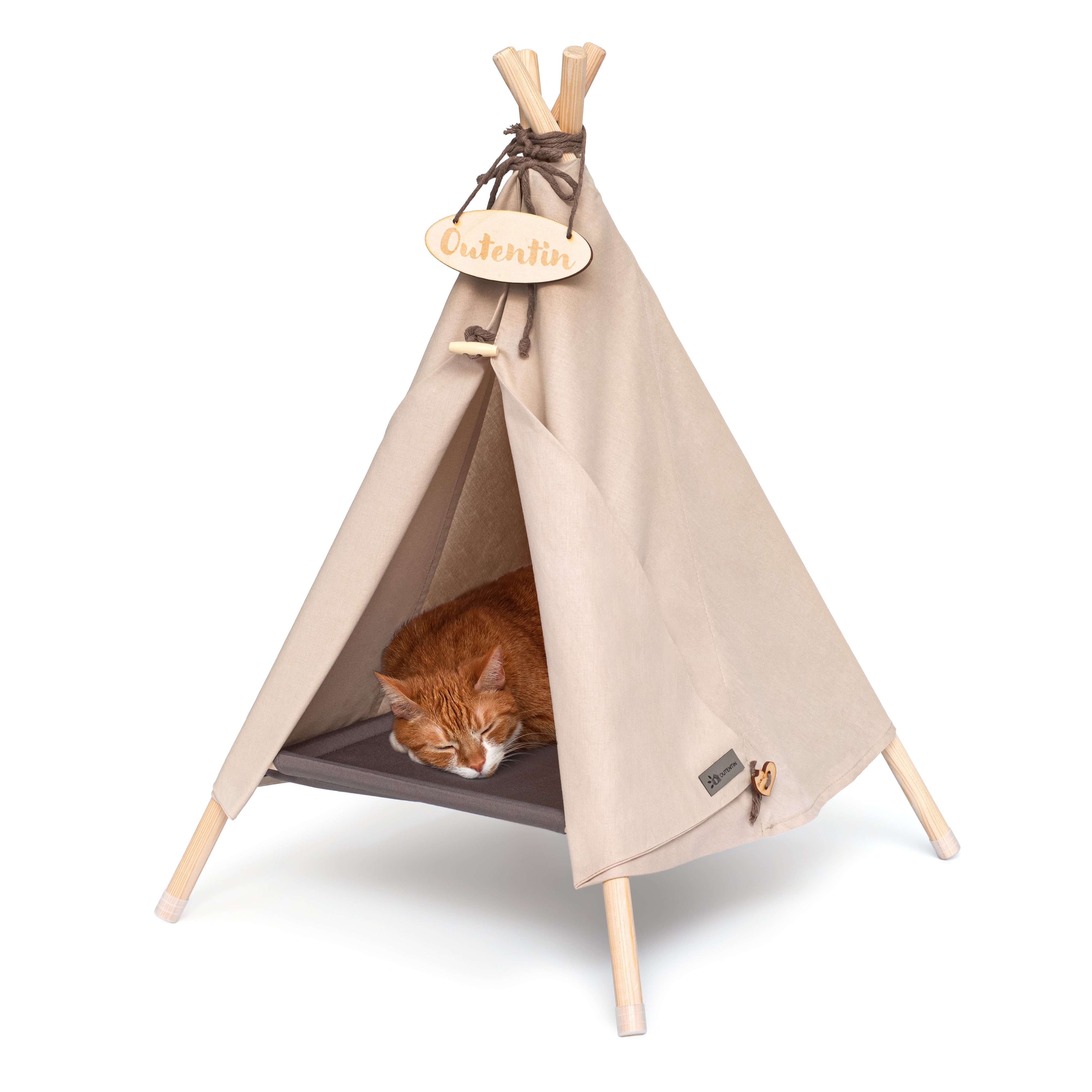 Tierbett für kleine hunde und Haustier – Modische hundehütte indoor