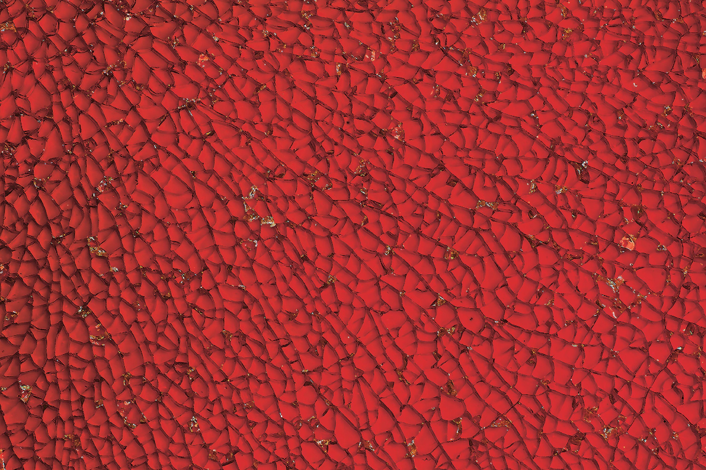 Glorex Dekoobjekt Crackle Mosaik x Platte, cm 15 Rot 20 cm