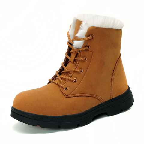 HUSKSWARE Winterboots (Damen Fashion, Mid Calf Outdoor-Stiefel) Komfort und Wärme