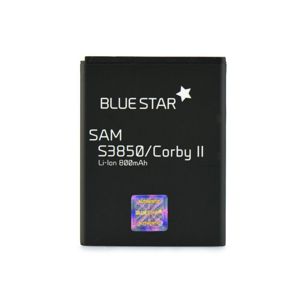 BlueStar Akku Ersatz kompatibel mit Samsung S3850 Corby II / Chat 335 800 mAh Austausch Batterie EB424255VU Smartphone-Akku | Handy-Akkus
