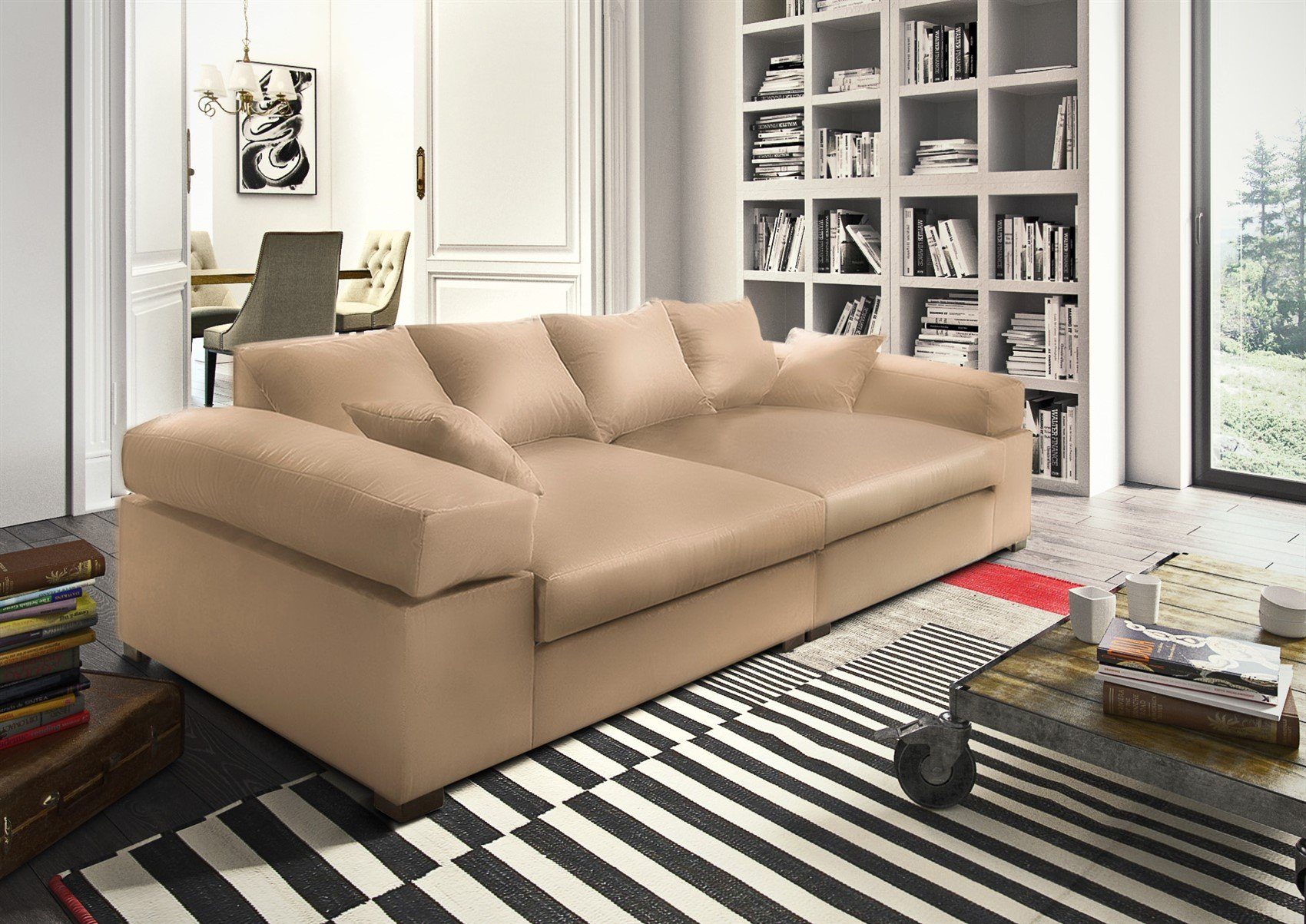 Fun Möbel Big-Sofa Big Sofa Couchgarnitur günstig online kaufen