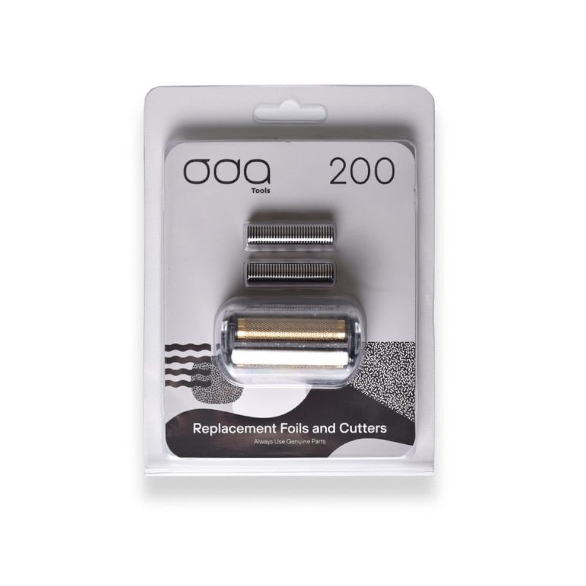 ODA Tools Ersatzscherkopf Shaver 200 – Ersatzscherfolie und Lamellenmesser, 2 St., Passend für ODA Shaver 200 Epilierer