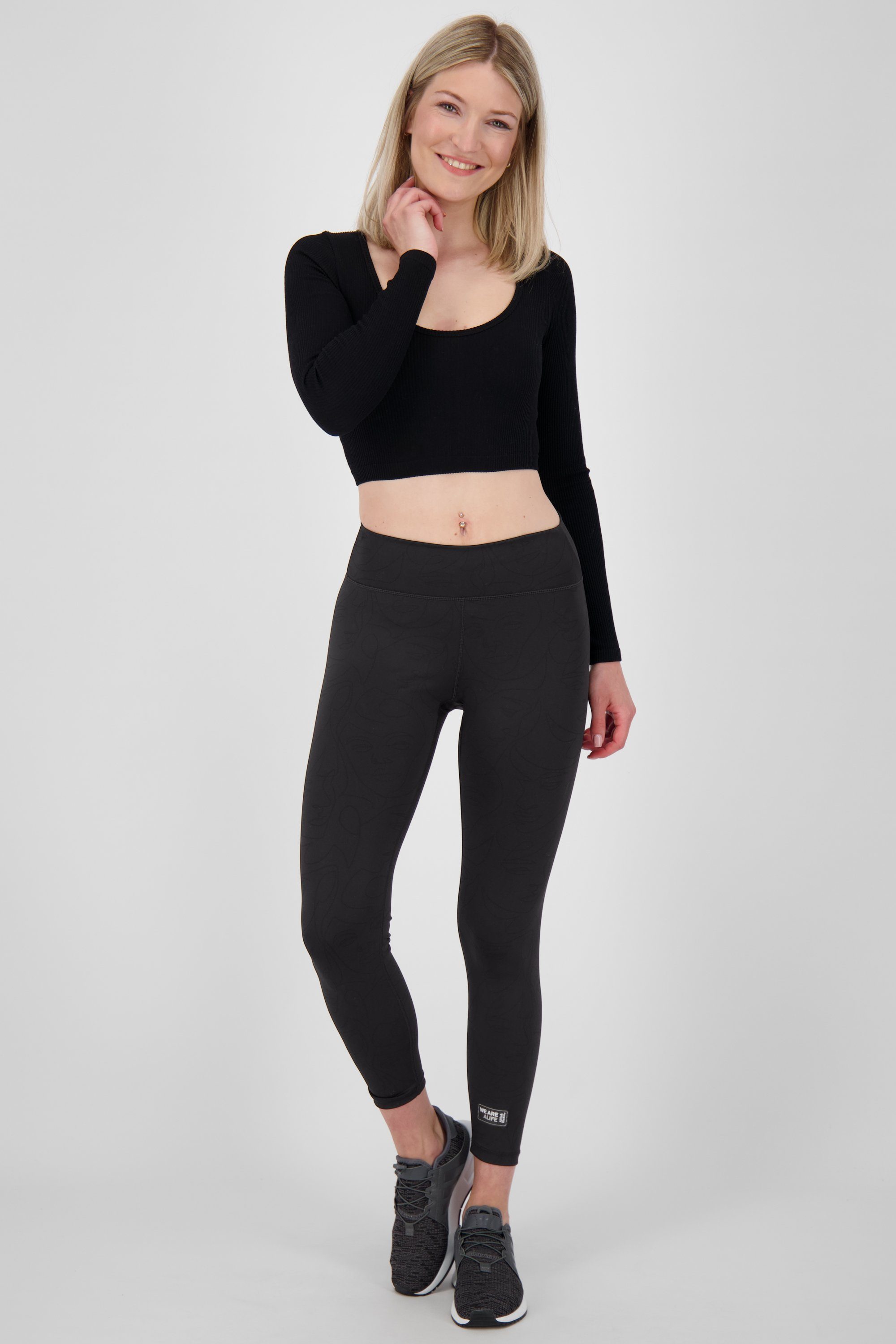 AriaAK Leggings Alife moonless & Damen Hose Leggings Kickin Freizeithose,